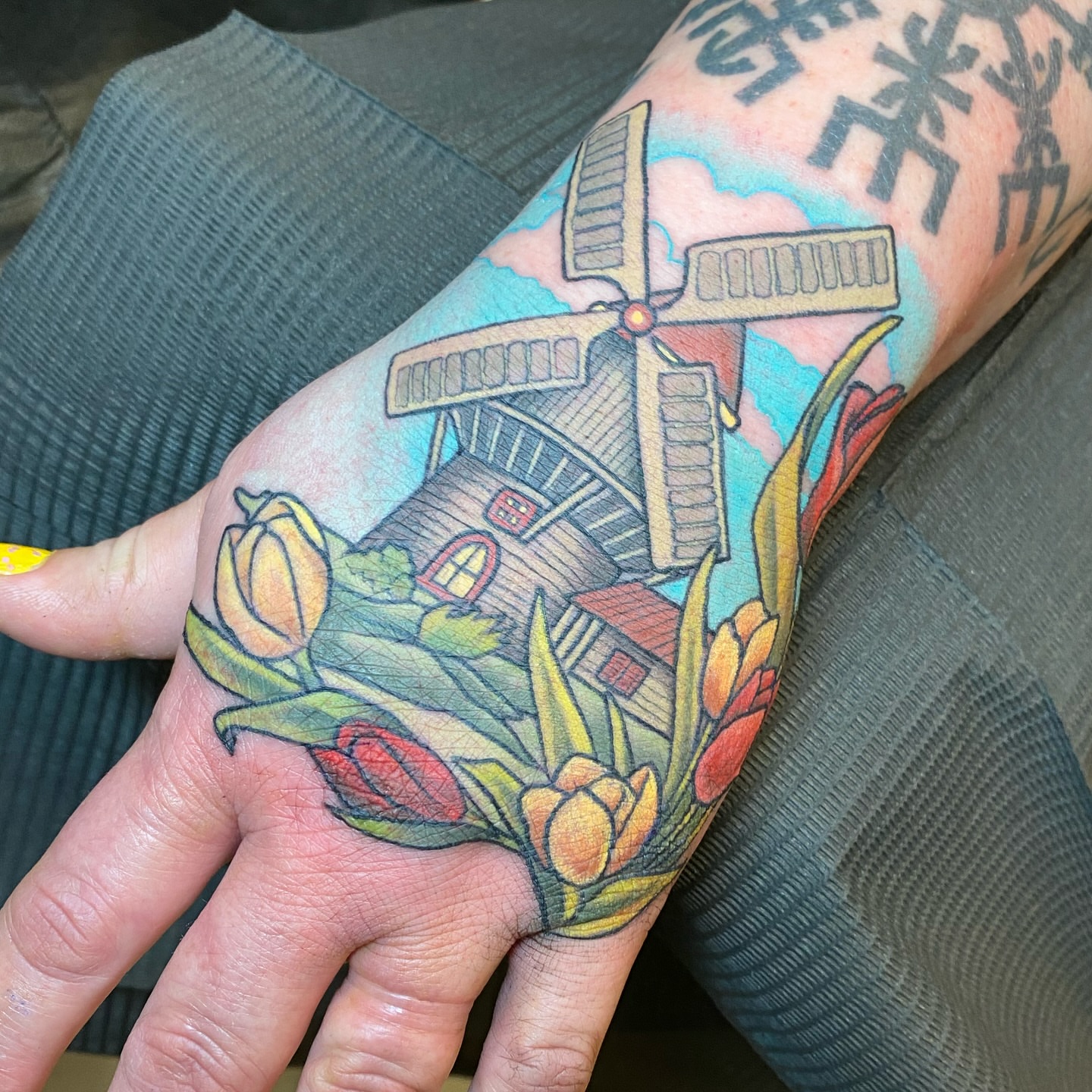 Tattoo by @art_by_dropkickdan — american_traditional, realism