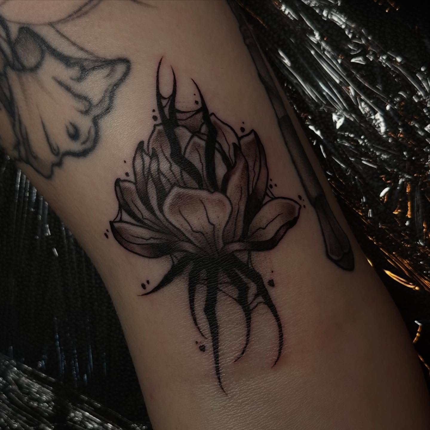 Tattoo by @quail.tattoos — black_and_grey, realism
