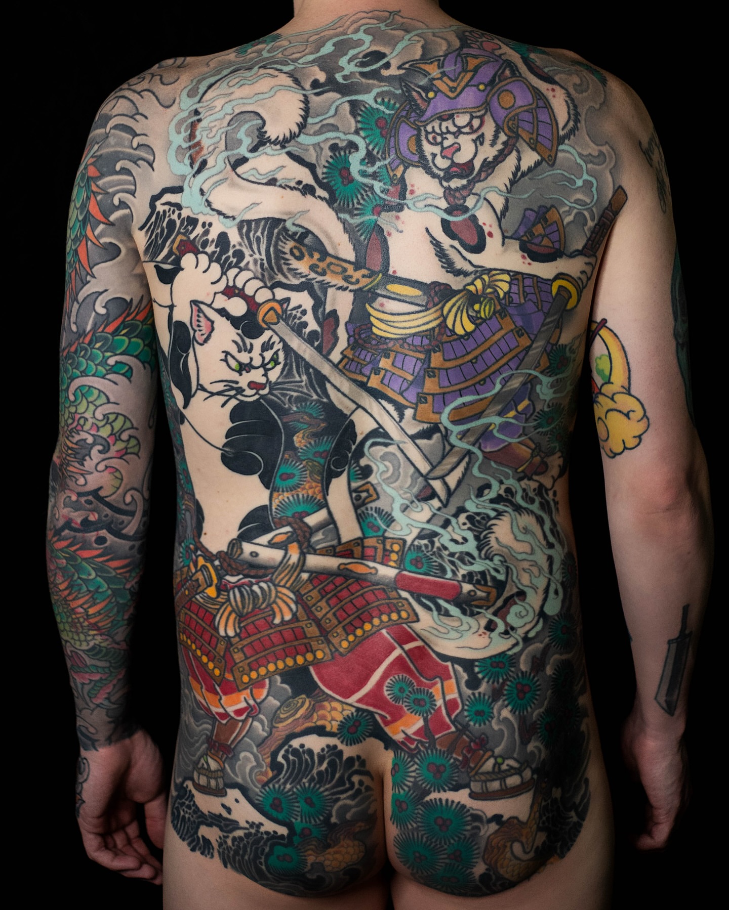 Tattoo by @chrismfmartini — japanese_irezumi, dotwork