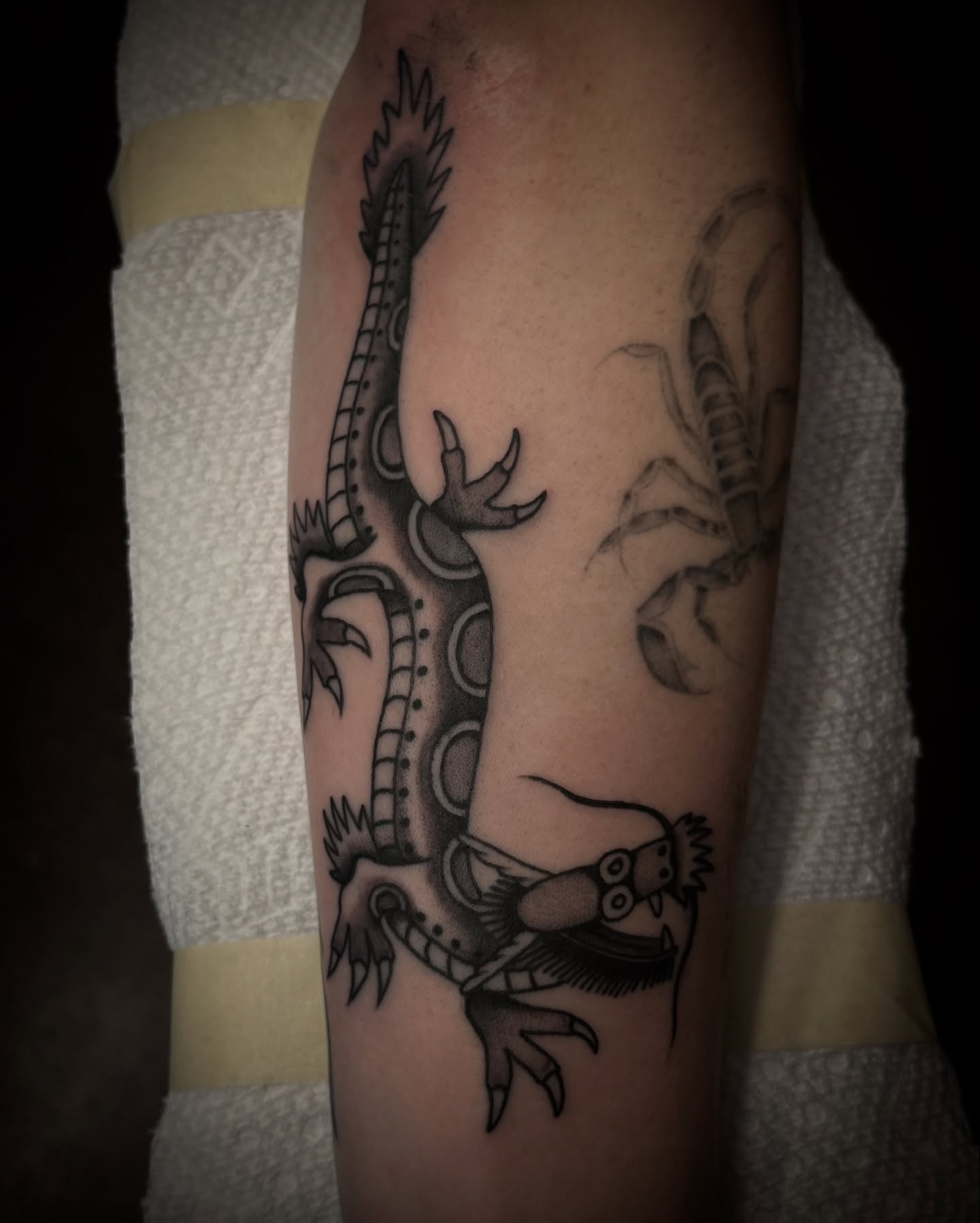Tattoo by @ayala_tattoo — black_and_grey