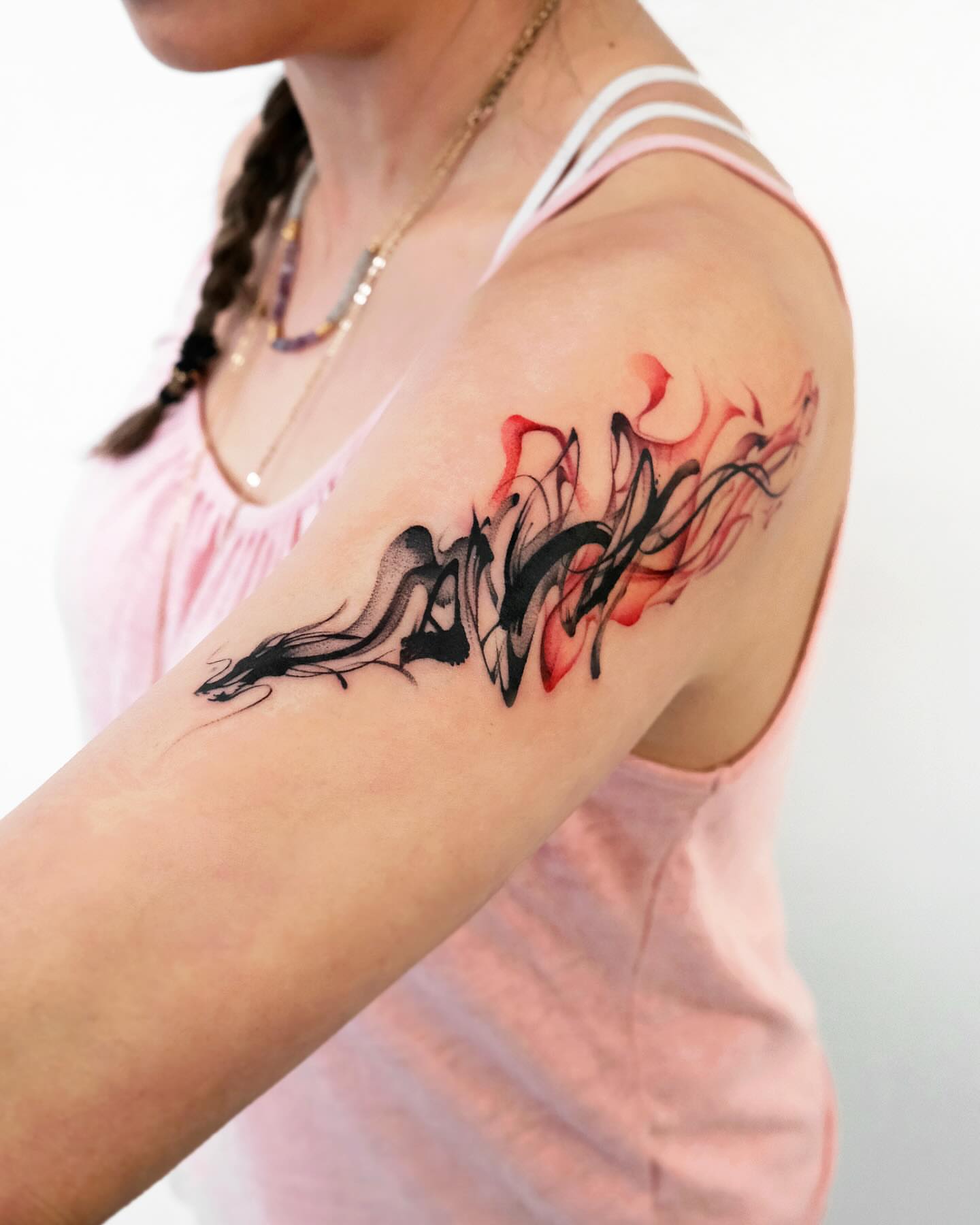 Tattoo by @mukyeon_tattoo — watercolor