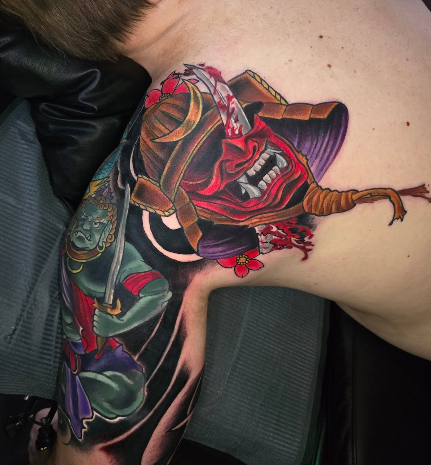 Tattoo by @invadertiv — japanese_irezumi