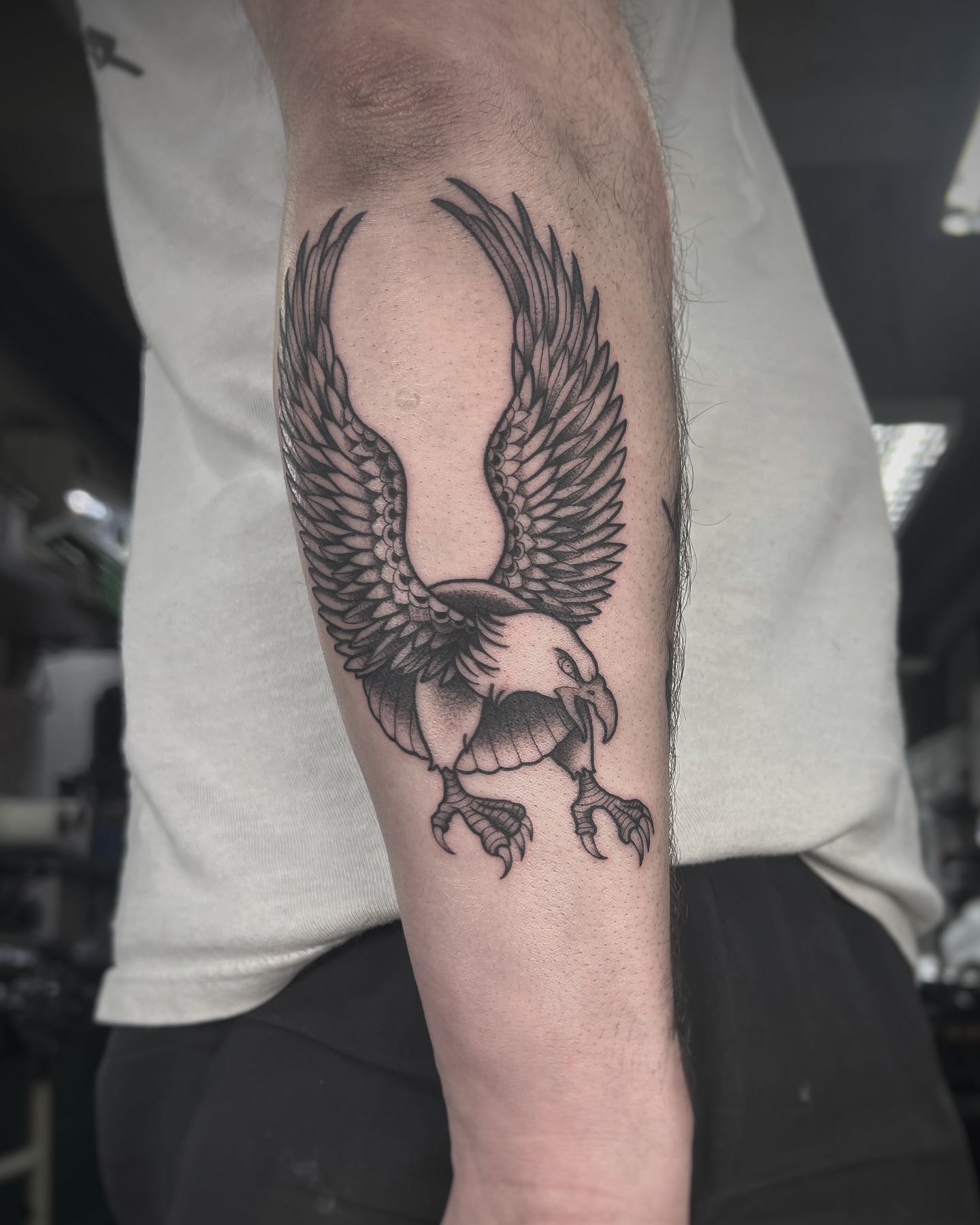 Tattoo by @rebecca_febo — black_and_grey