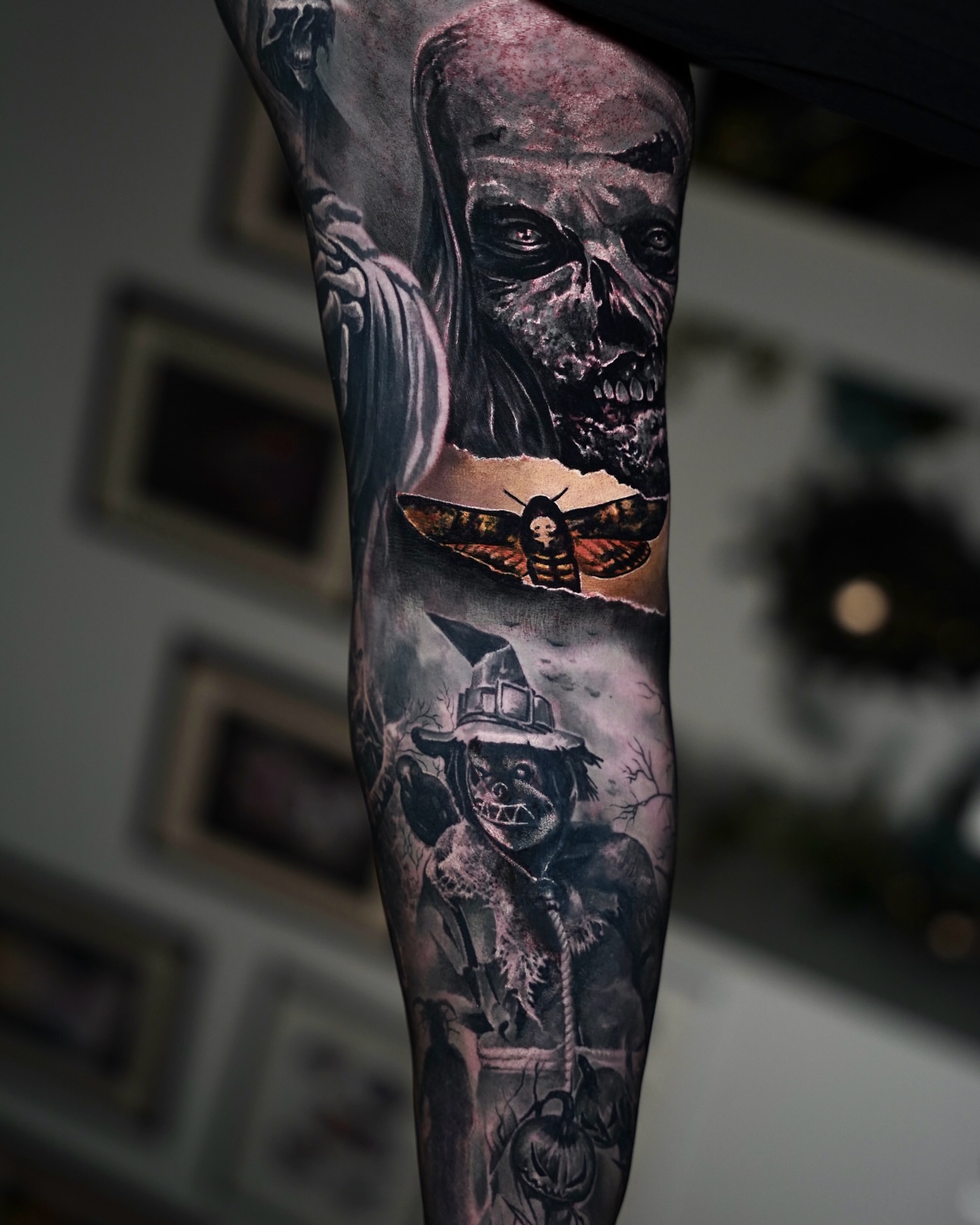 Tattoo by @vlad.tatto_o β dark_realism, black_and_grey