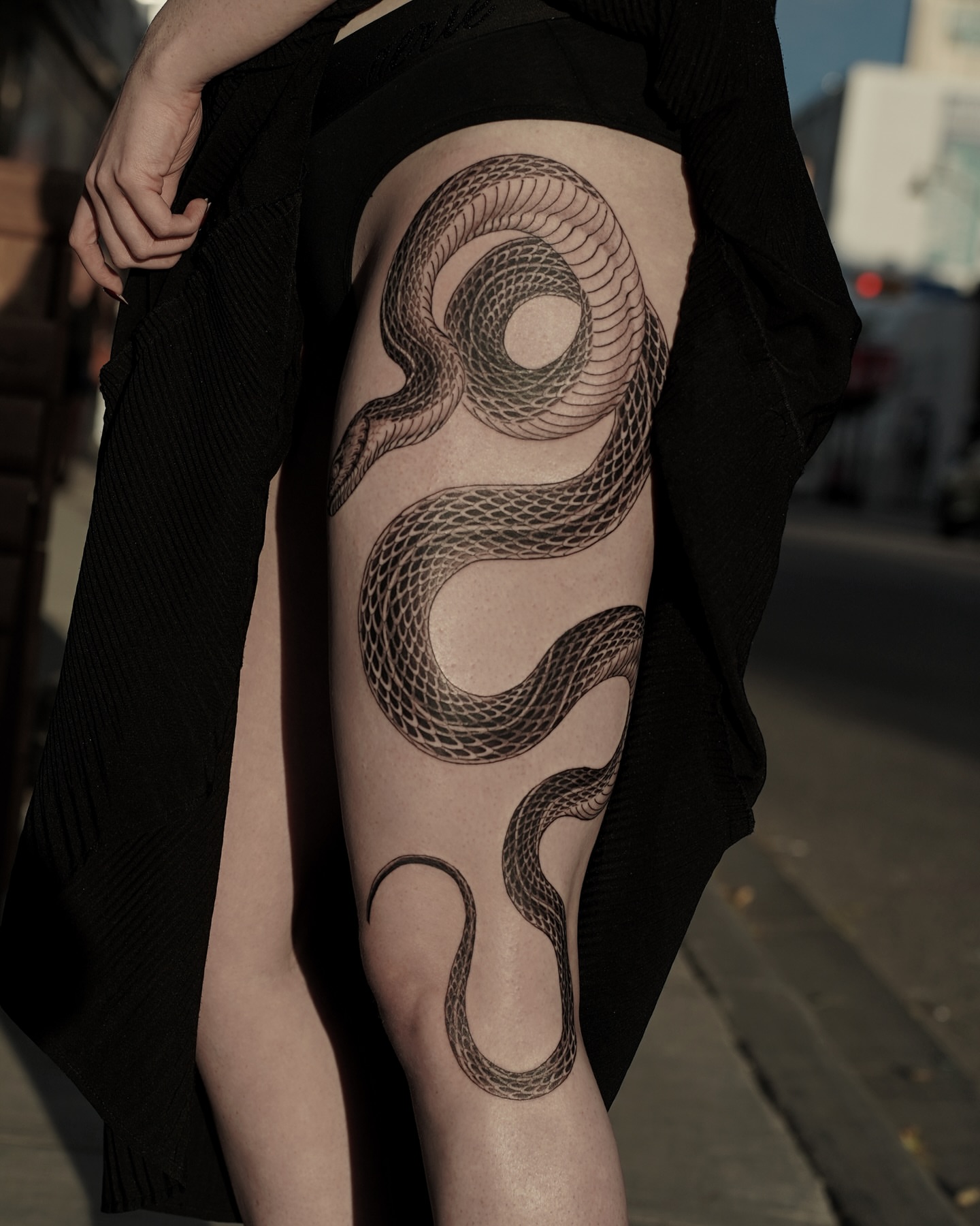 Tattoo by @think_tatt — black_and_grey