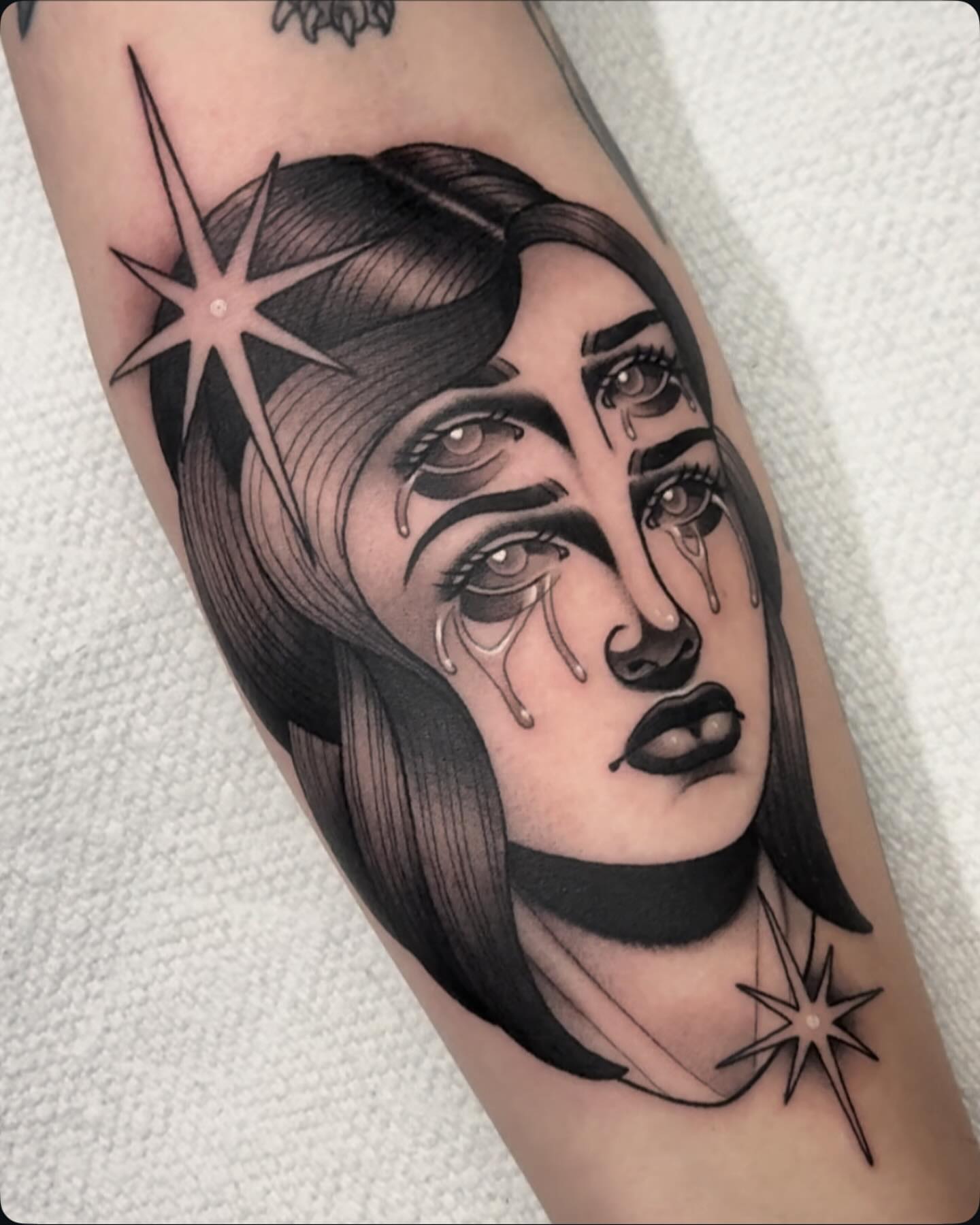 Tattoo by @amyjeantattoos — black_and_grey, realism