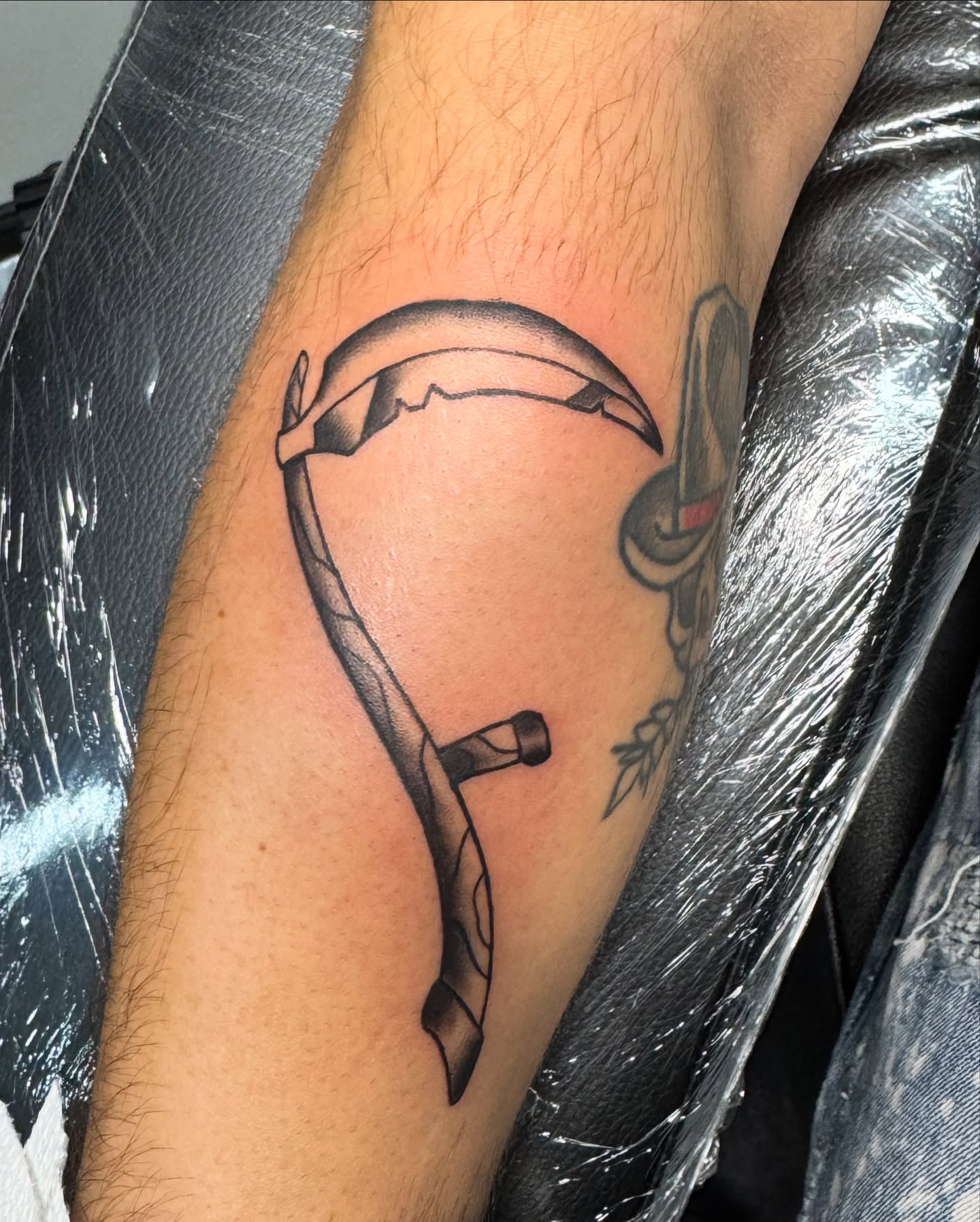 Tattoo by @tatsbycurtii — black_and_grey