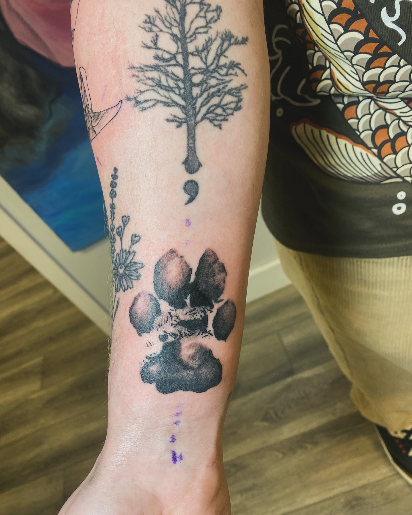 Tattoo by @blonde_pistol_ink — dotwork