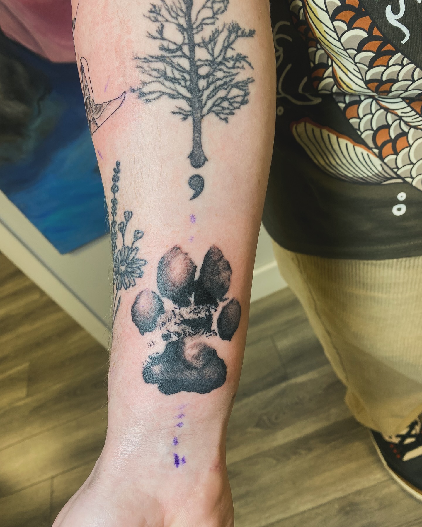 Tattoo by @blonde_pistol_ink — dotwork
