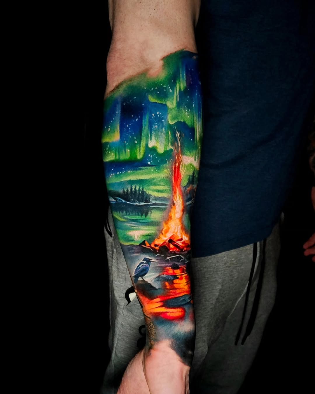 Tattoo by @tylermalek — realism, watercolor