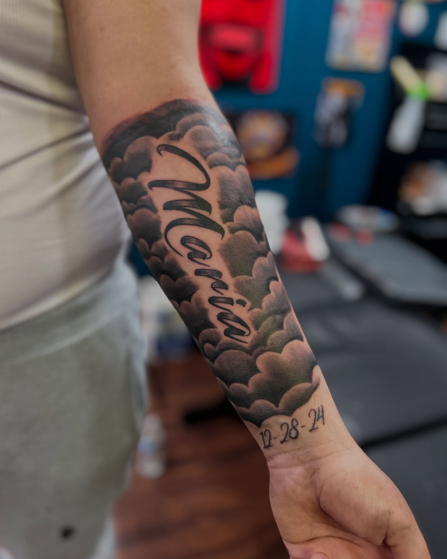 Tattoo by @misfitink β black_and_grey