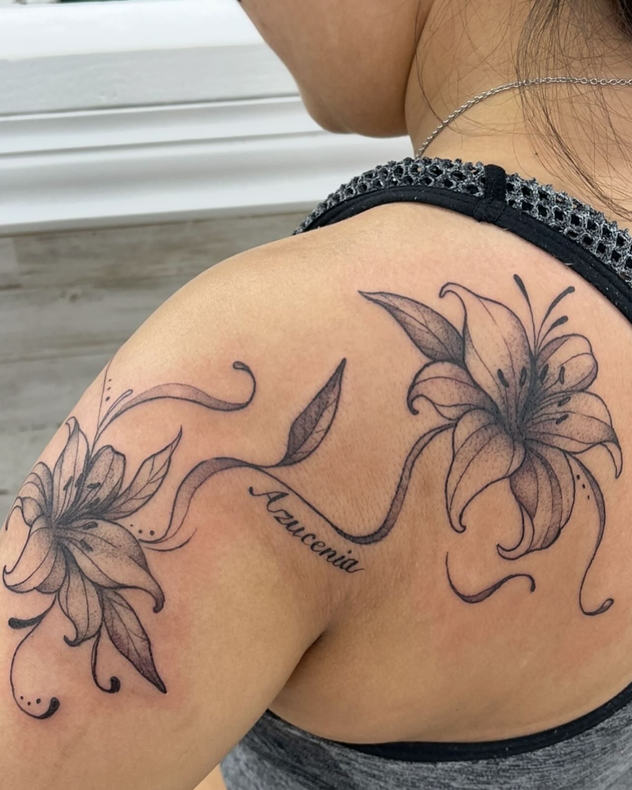 Tattoo by @snewbietattoos — black_and_grey