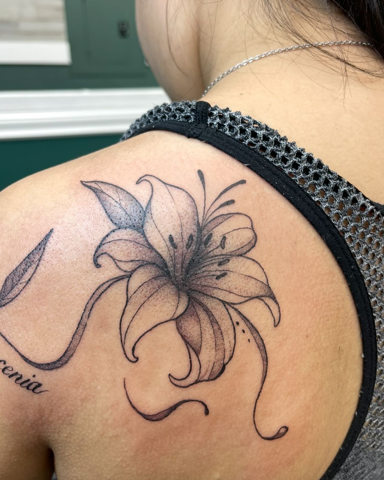 Tattoo by @snewbietattoos — black_and_grey