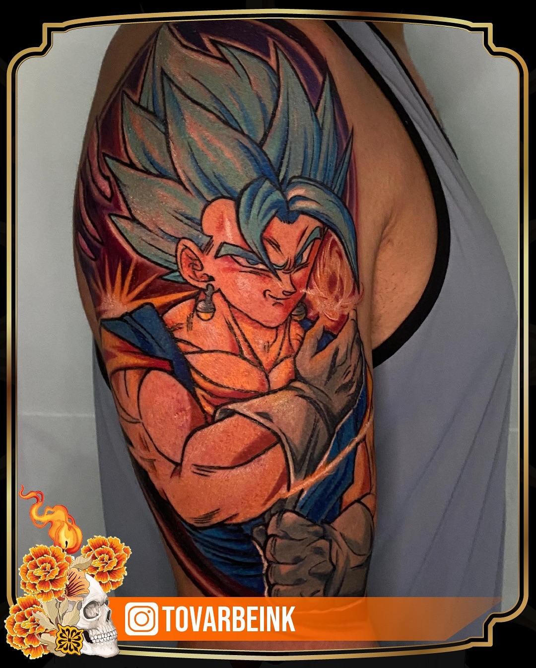 Tattoo by @tovarbeink — anime