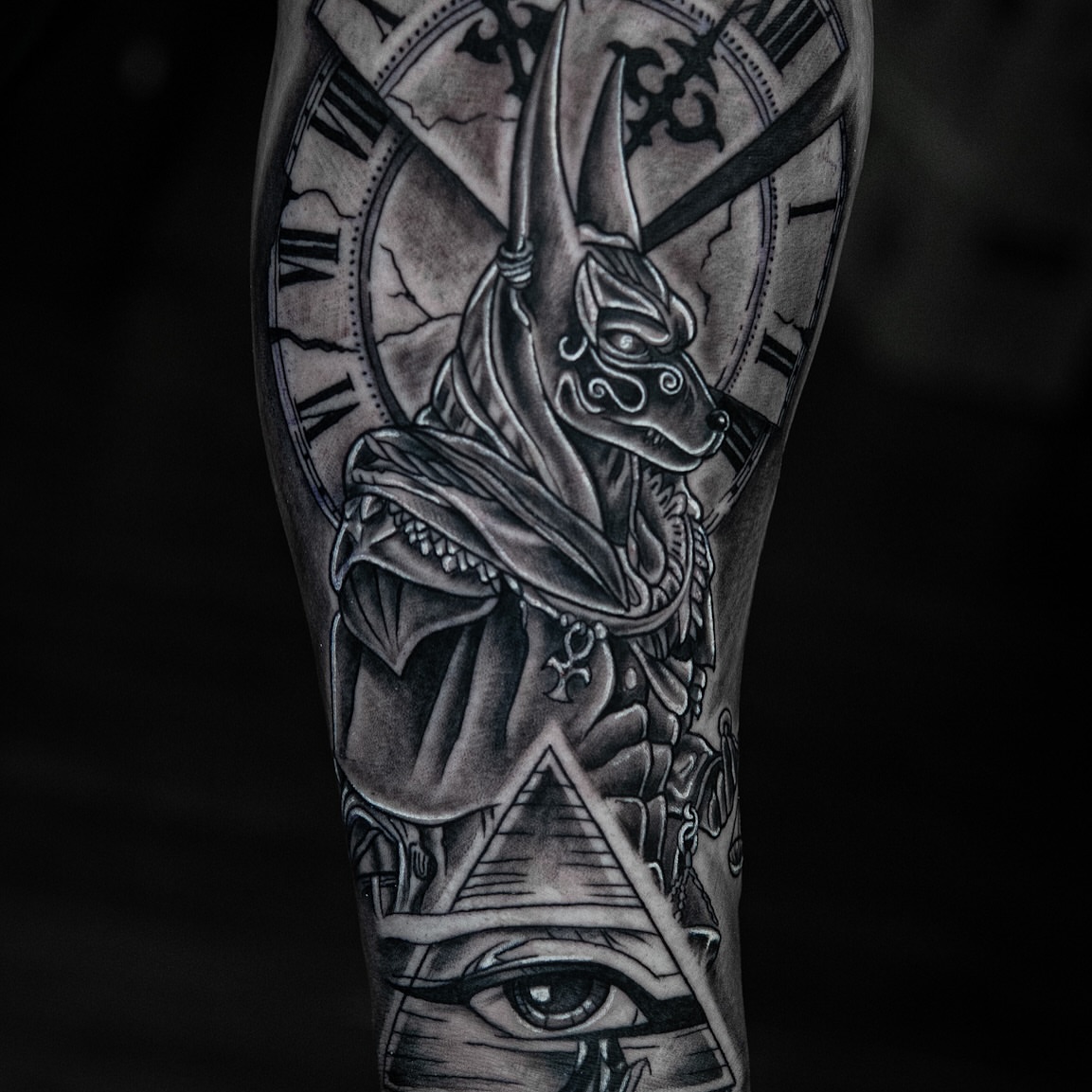 Tattoo by @felixxmtattoo — black_and_grey, realism