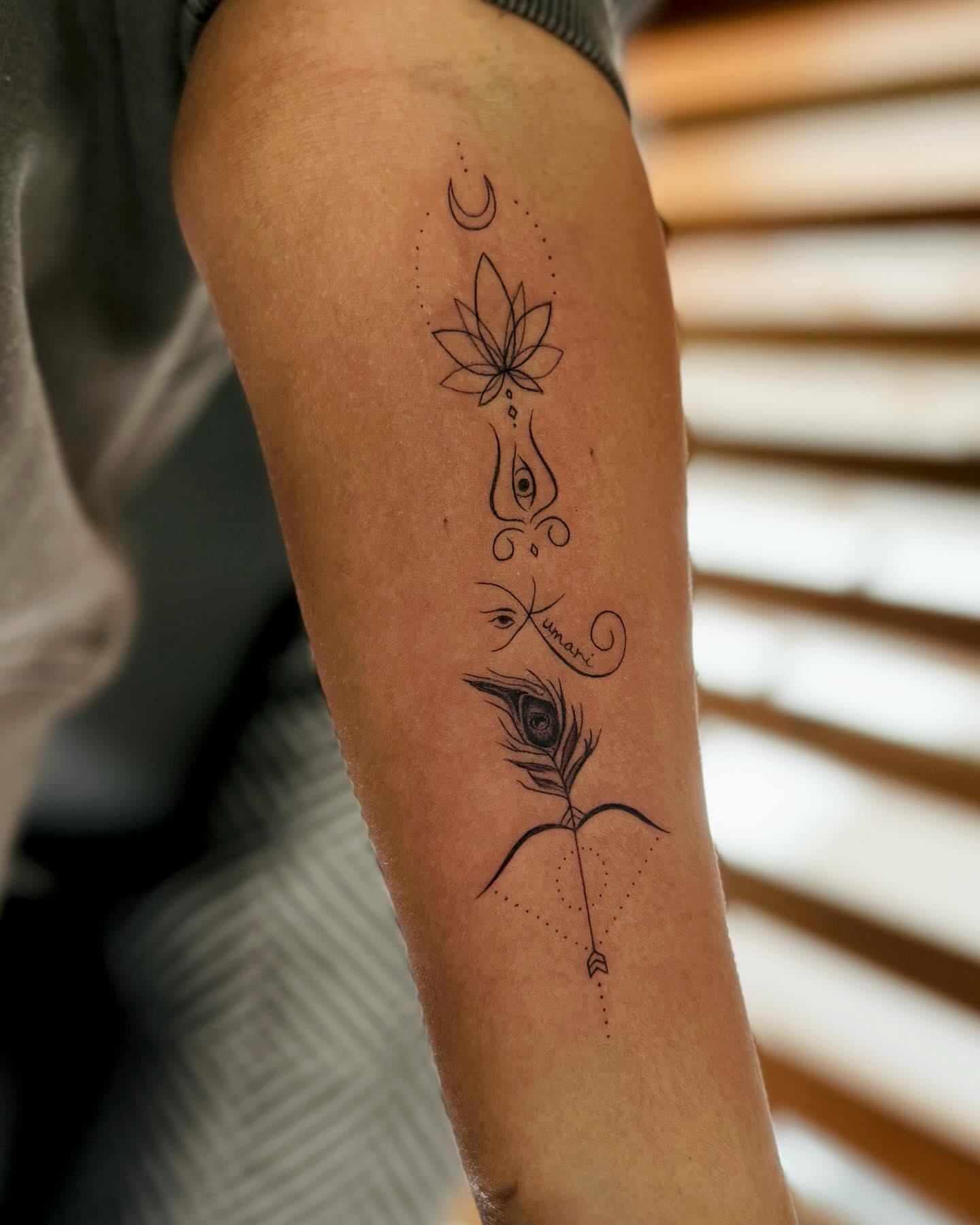 Tattoo by @clairejames_tattoo — fine_line, geometric