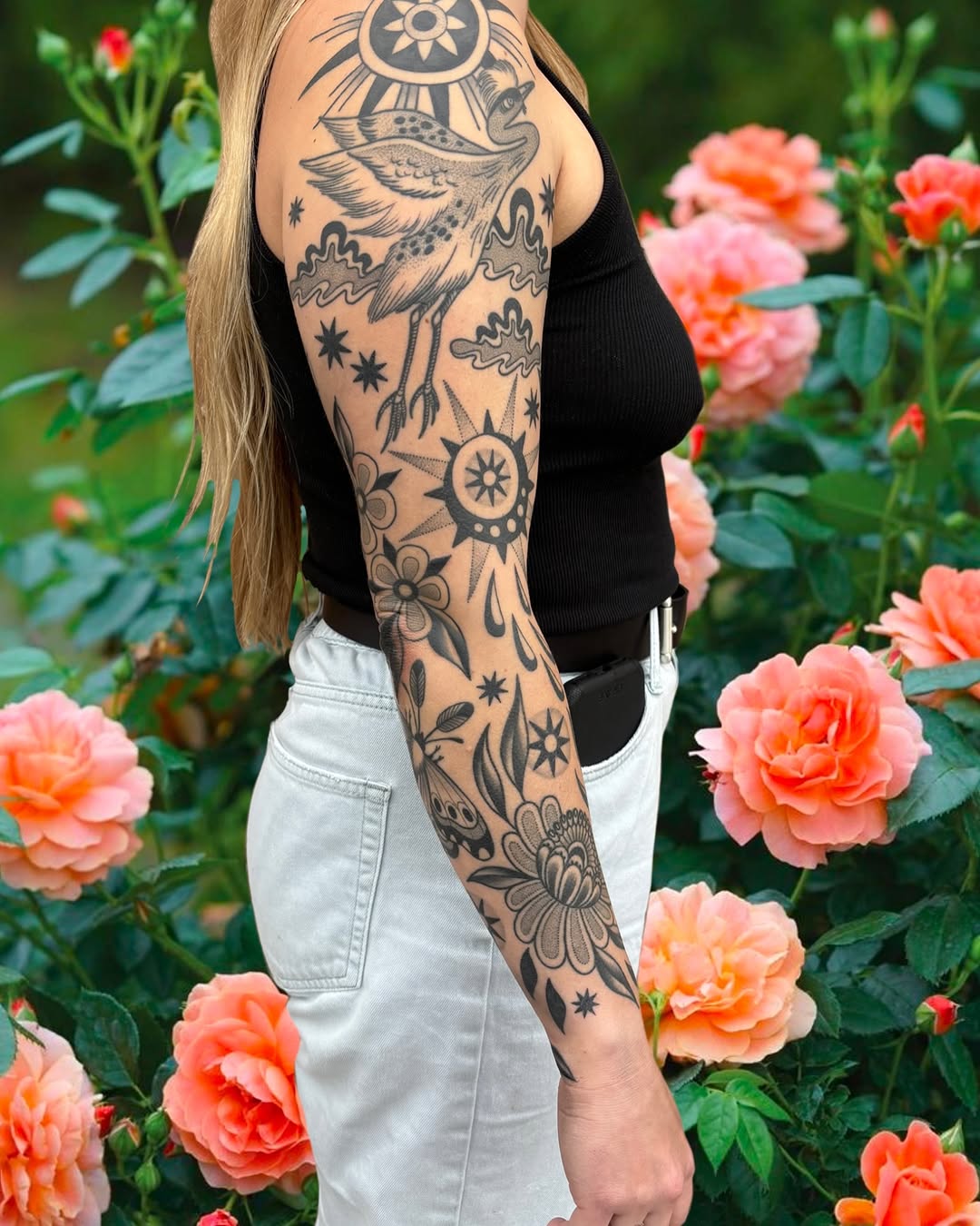 Tattoo by @bacontattoos — black_and_grey, ornamental
