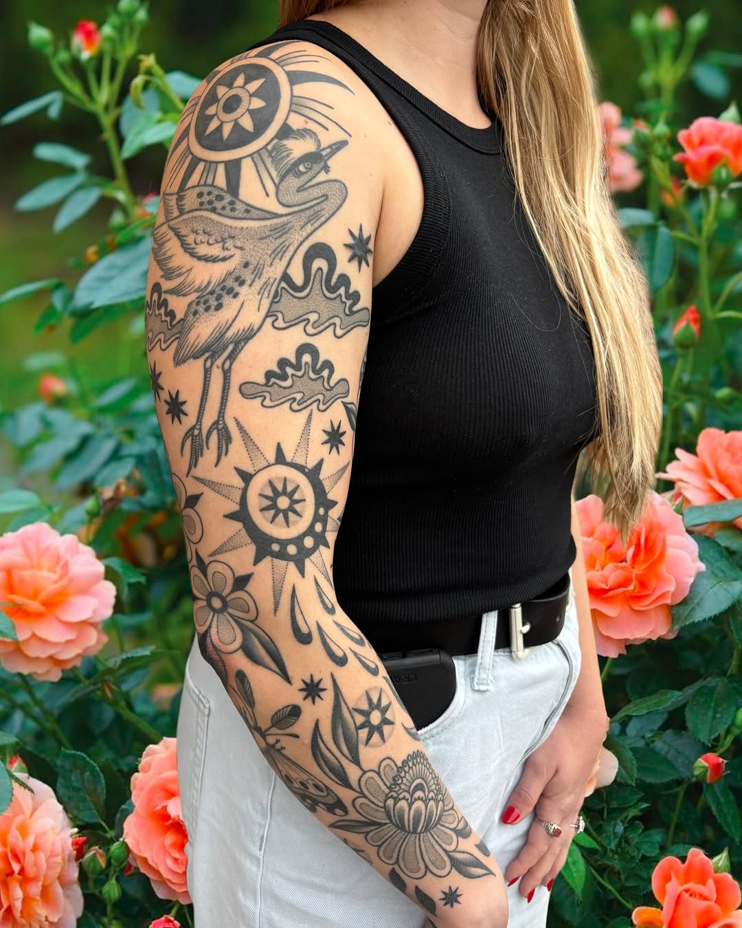 Tattoo by @bacontattoos — black_and_grey, ornamental