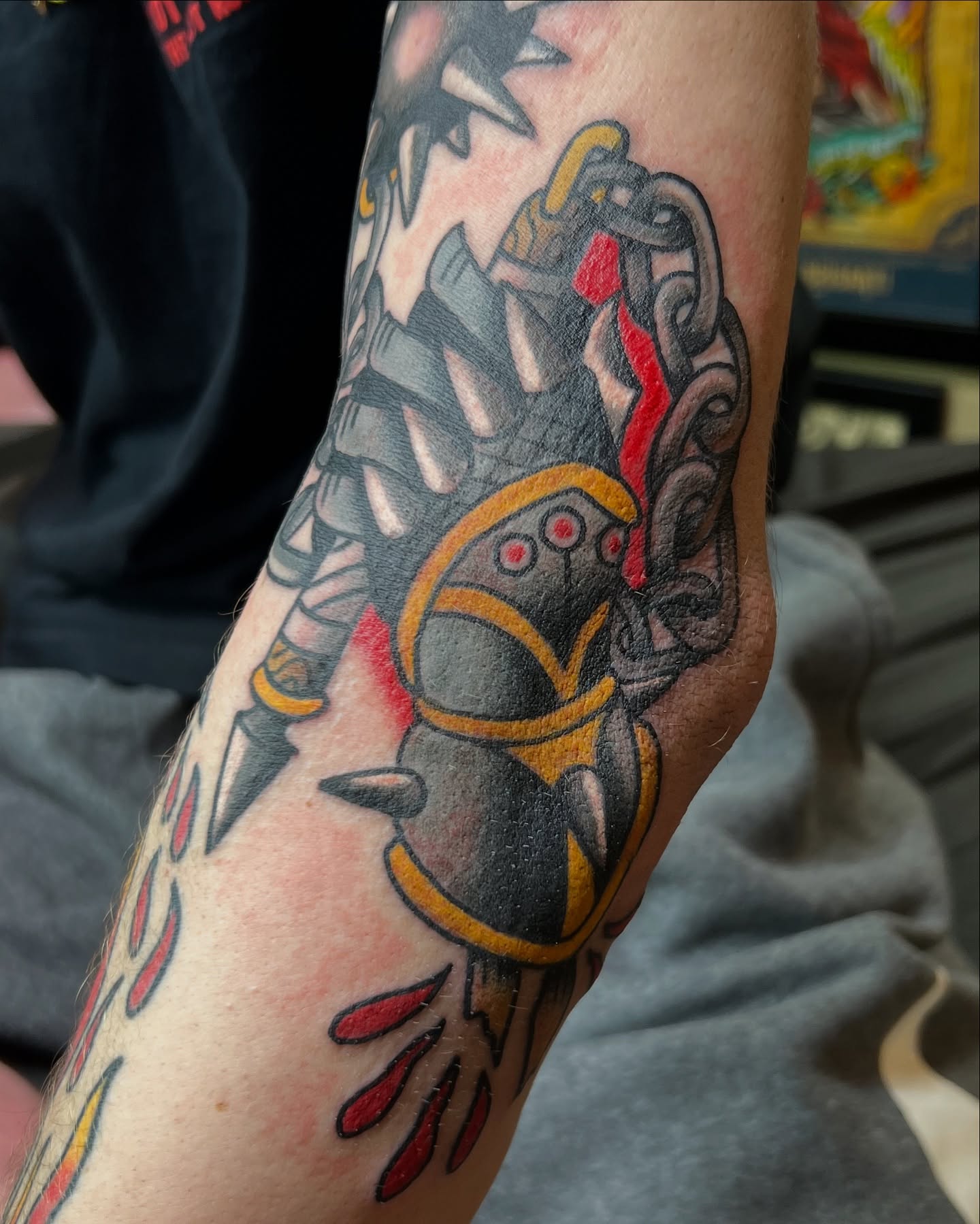 Tattoo by @ffititattoo — american_traditional, geometric