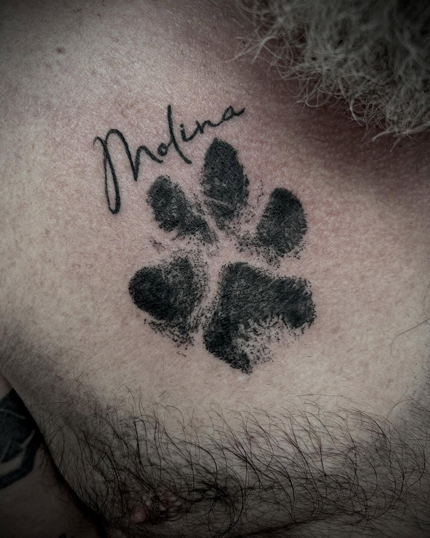 Tattoo by @joshshawtattoos — dotwork
