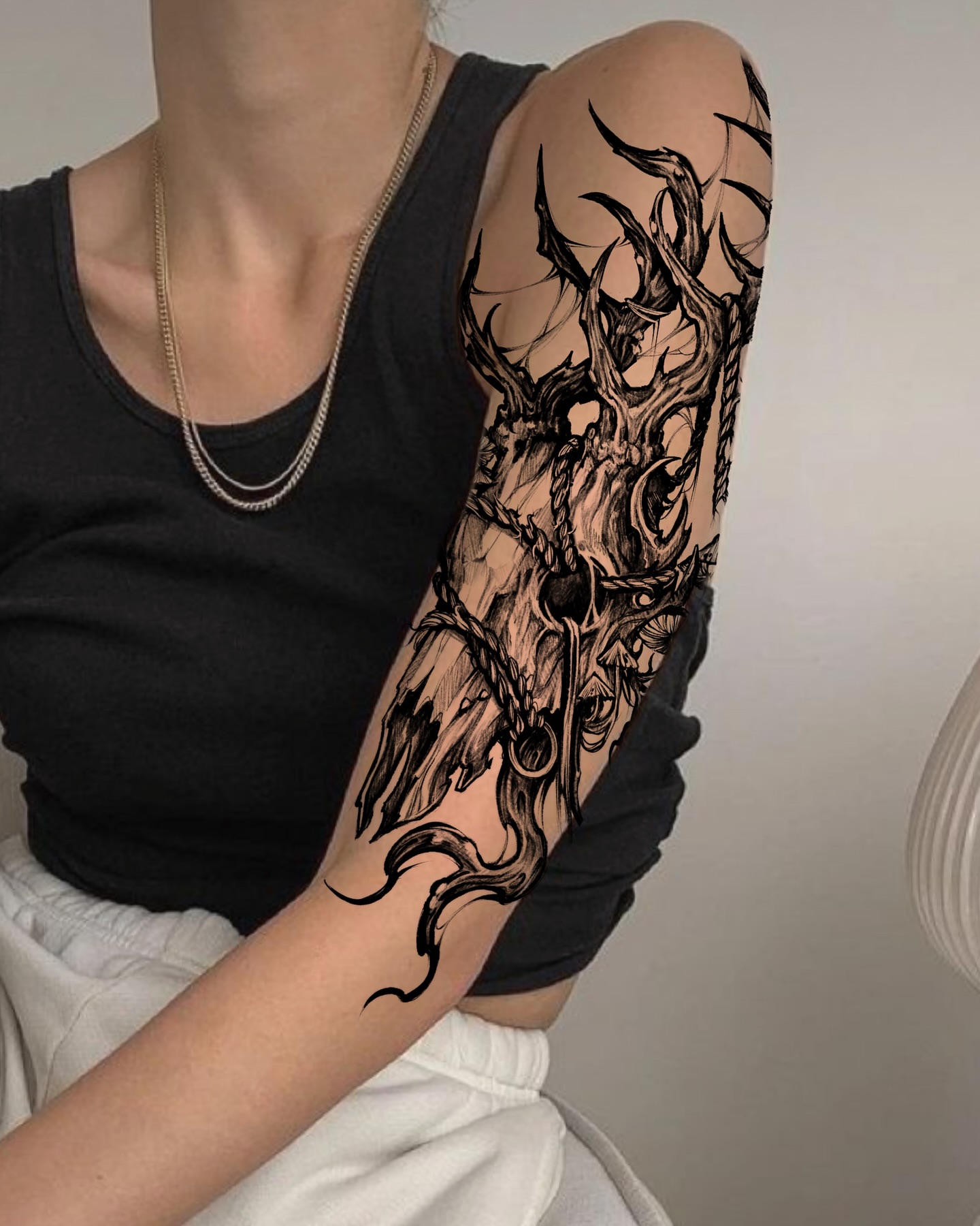 Tattoo by @bru.blackink — black_and_grey