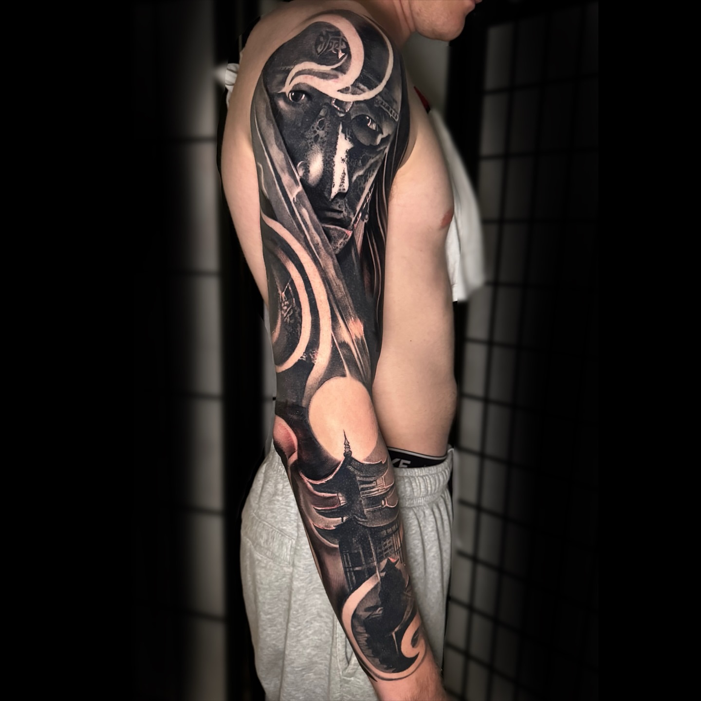 Tattoo by @jamycarlton_ — black_and_grey, realism