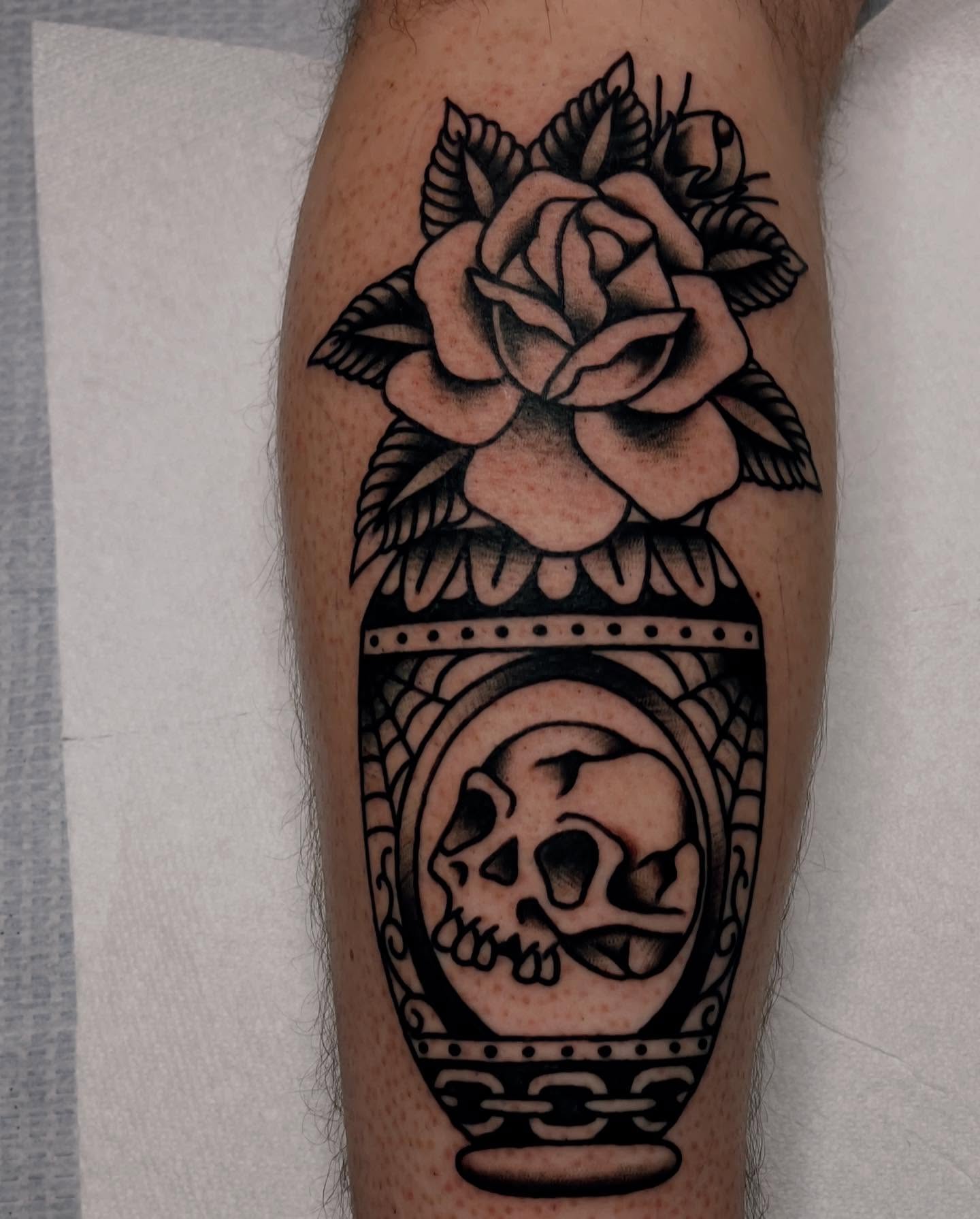 Tattoo by @readyfreddie_tattoo — american_traditional, black_and_grey