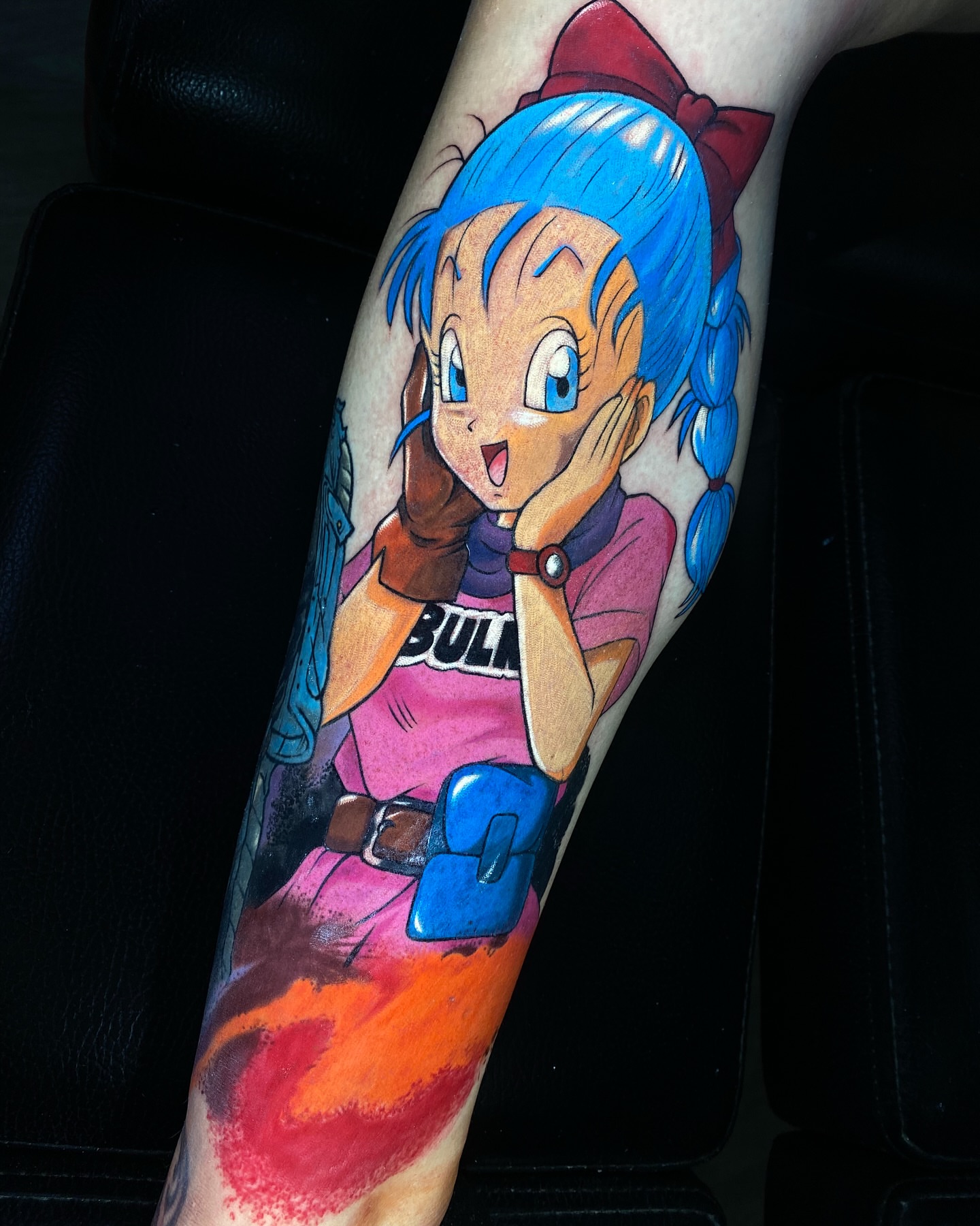 Tattoo by @tovarbeink — anime