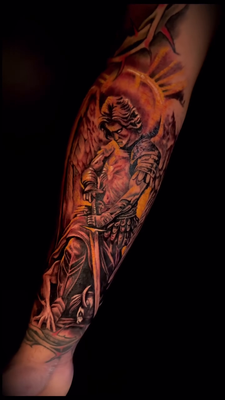 Tattoo by @bloodmoney_tattoos — realism, dark_realism