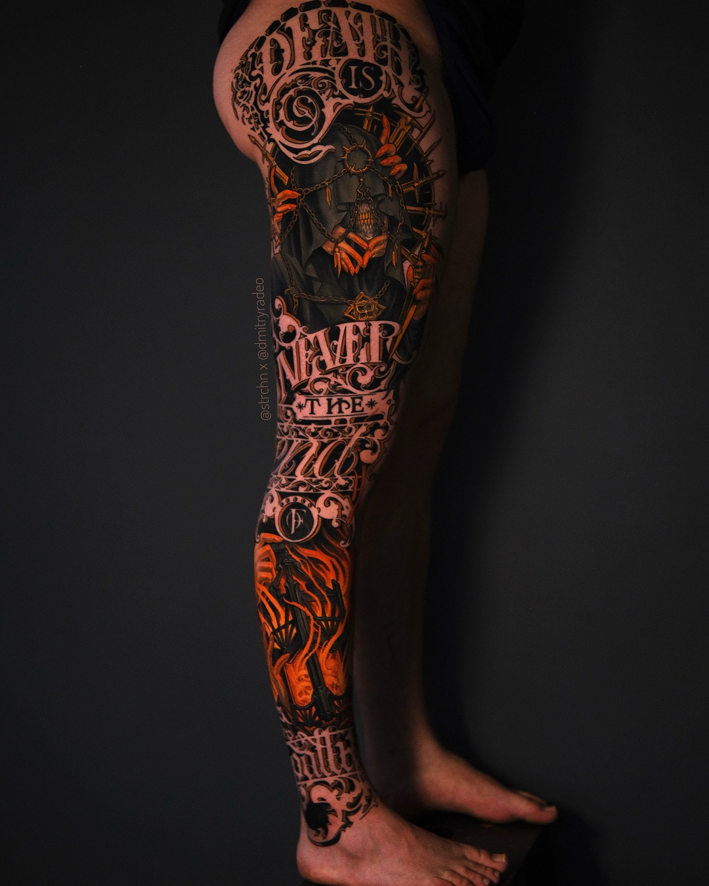 Tattoo by @strchn — neo_traditional, dark_realism