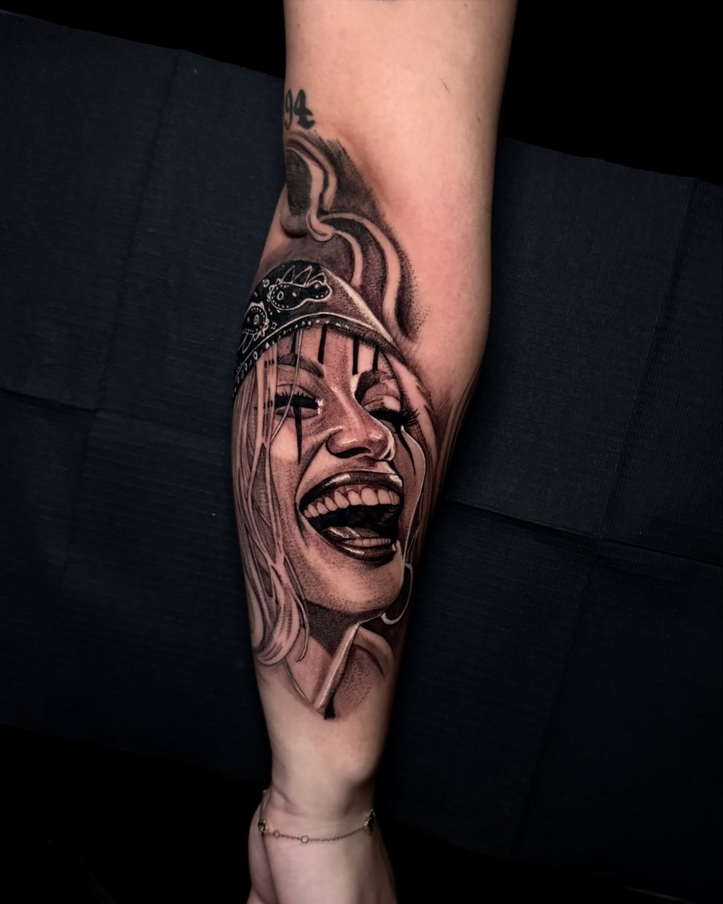 Tattoo by @tainotattoos β realism, black_and_grey