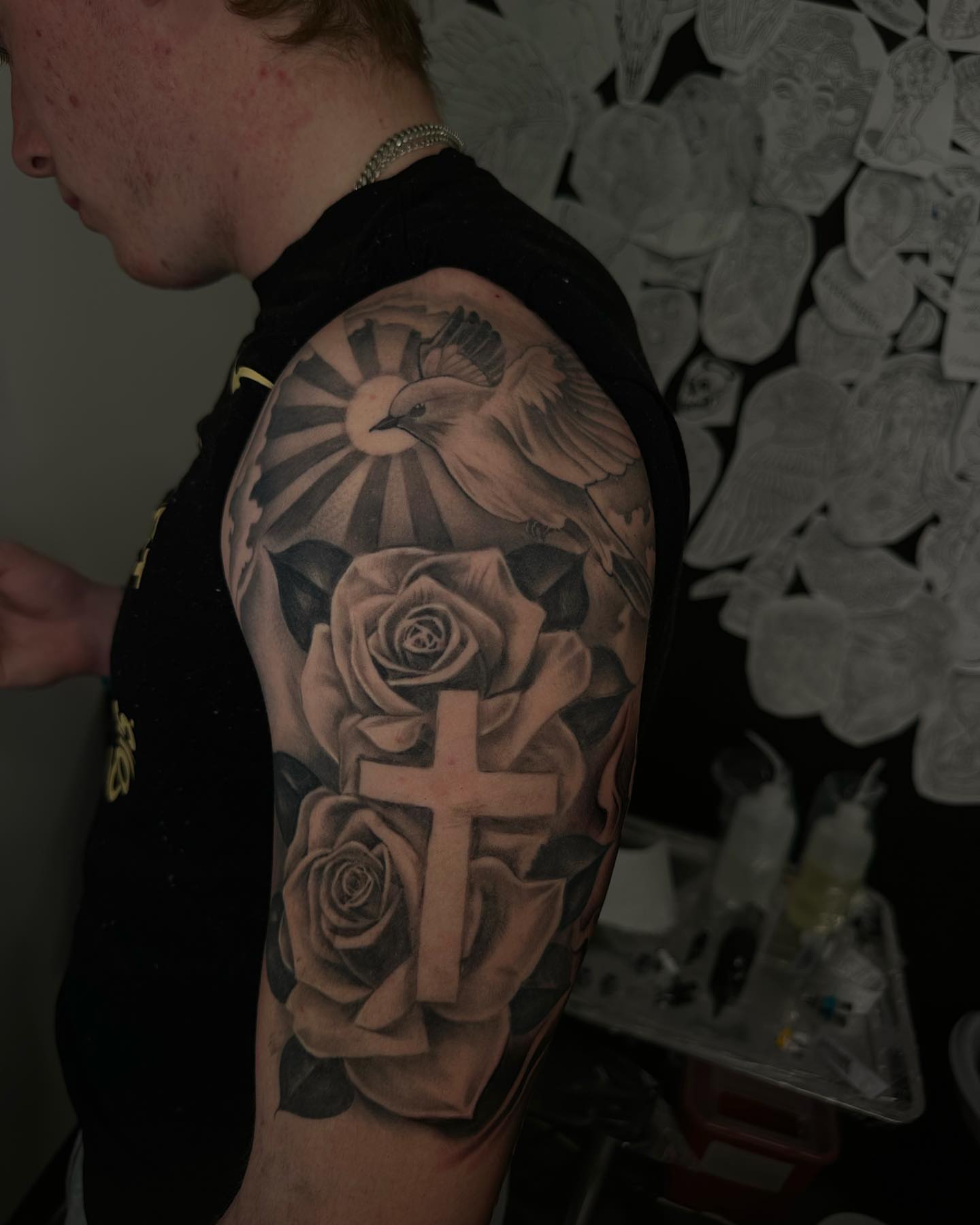 Tattoo by @artofshadow โ black_and_grey, realism