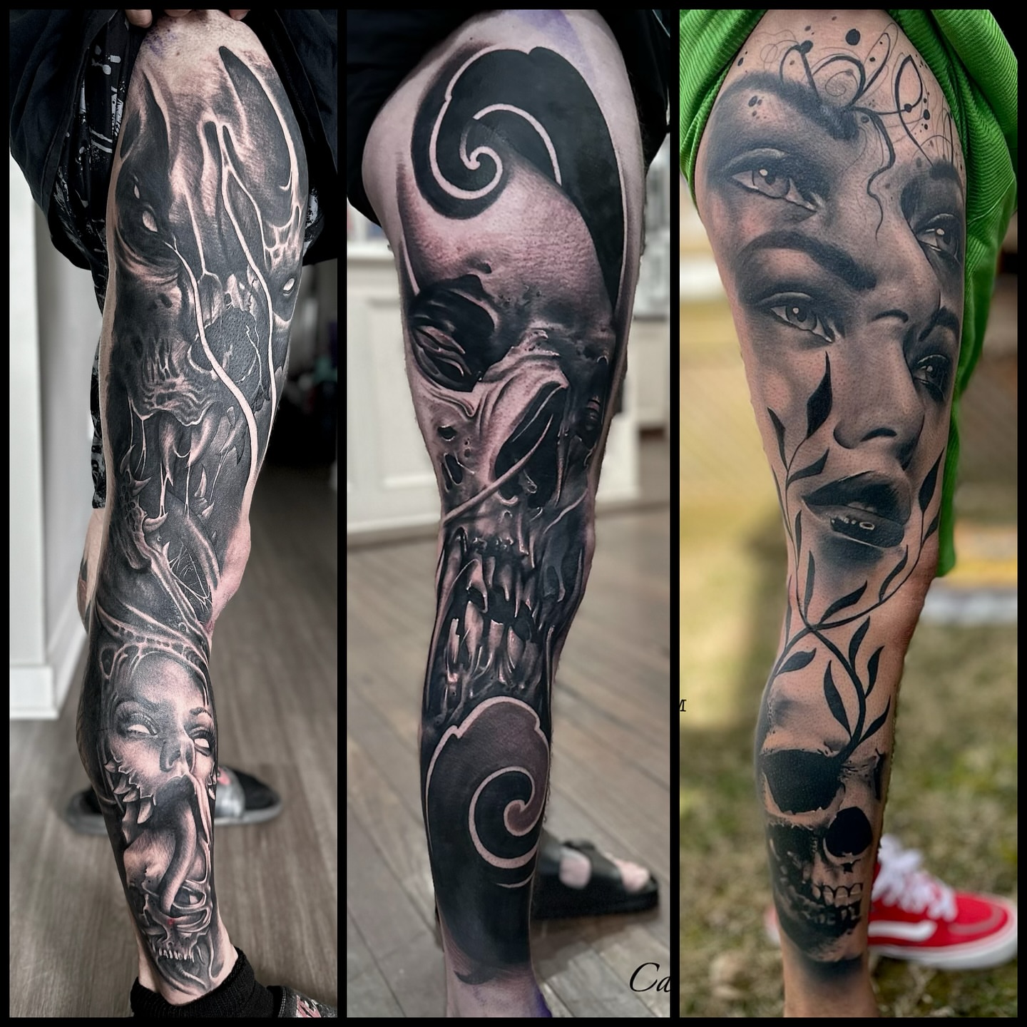Tattoo by @petecarreno — dark_realism, black_and_grey