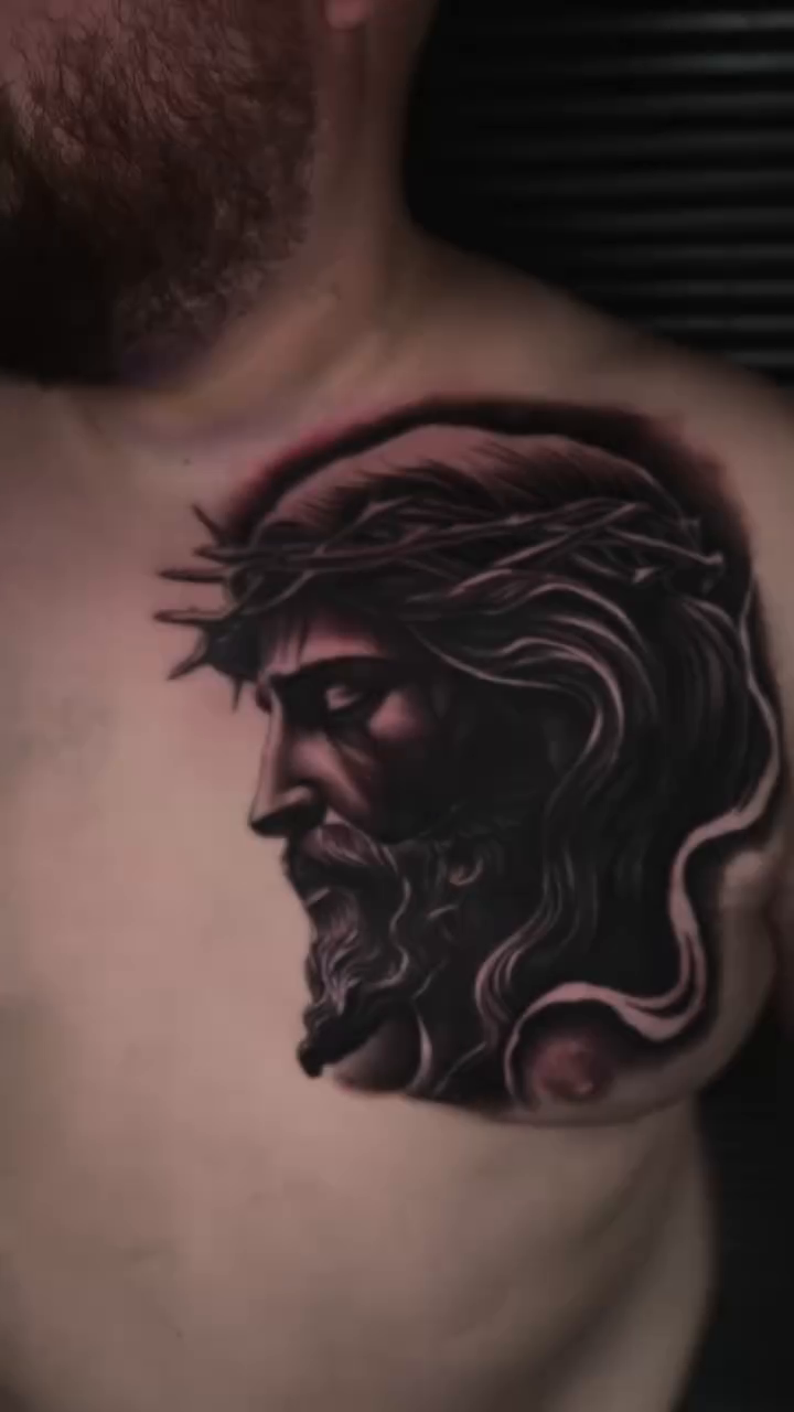 Tattoo by @bigrichtattoos β realism, black_and_grey