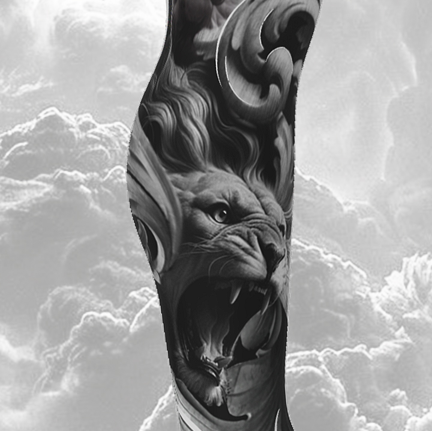 Tattoo by @bigheadtattoo — black_and_grey, realism