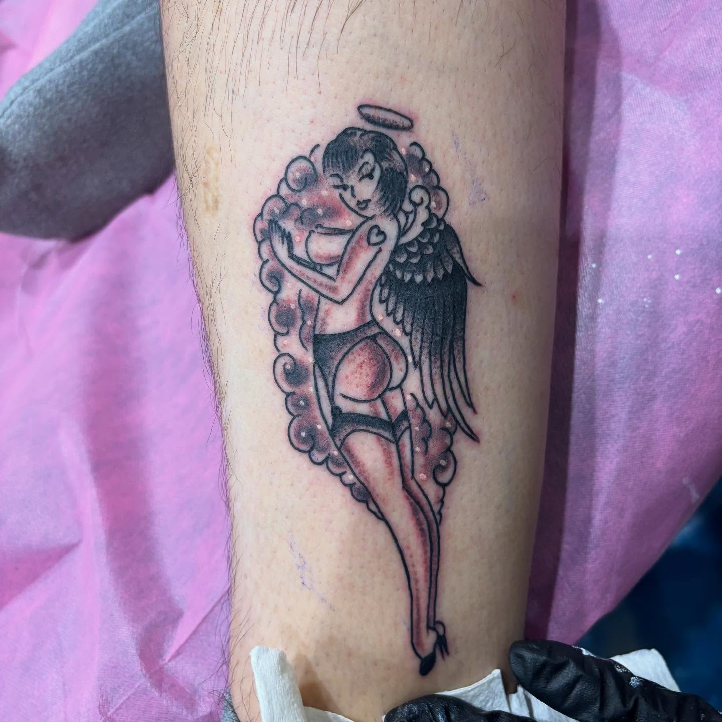 Tattoo by @thegonz541 β black_and_grey