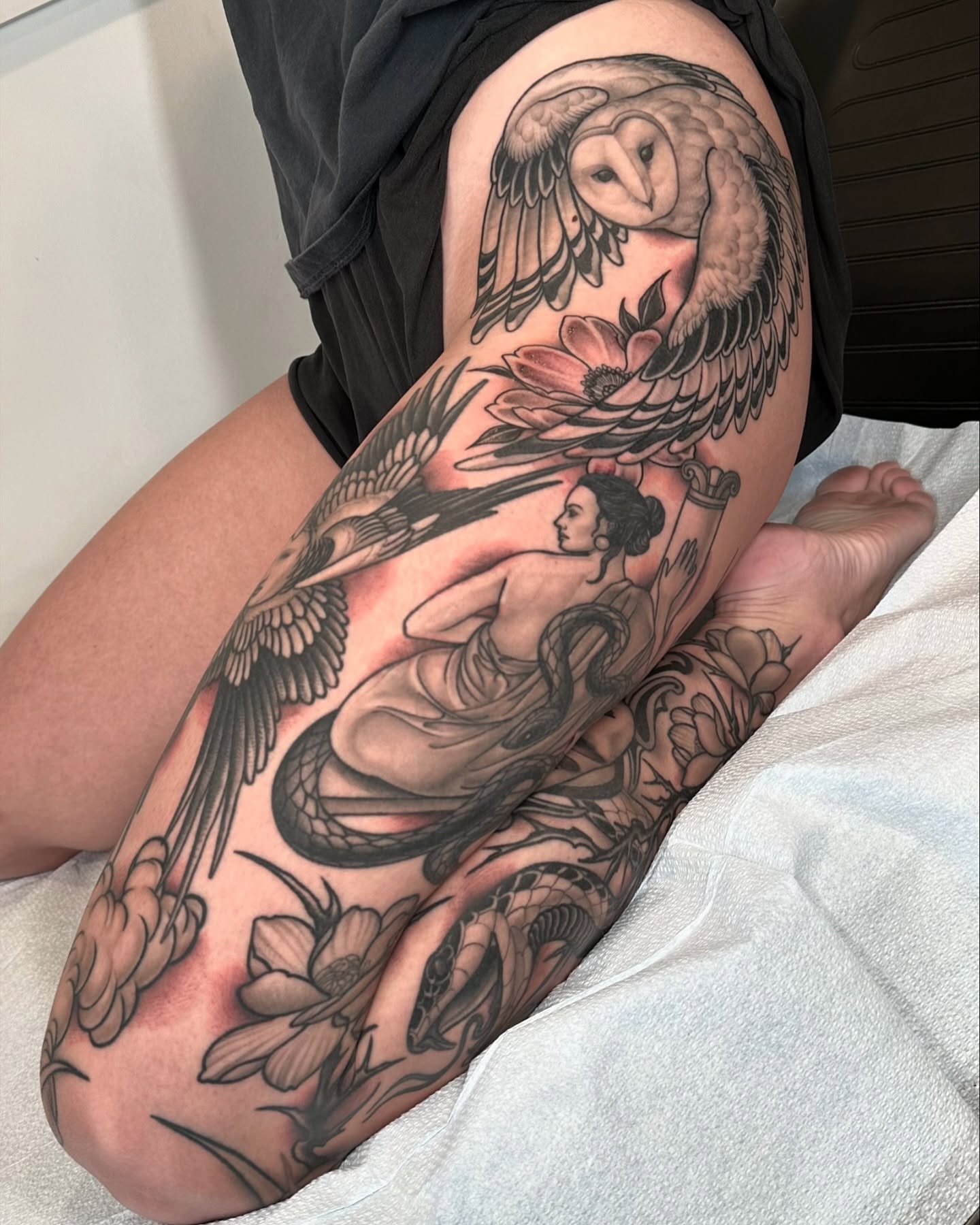 Tattoo by @henrytattoos — american_traditional, black_and_grey