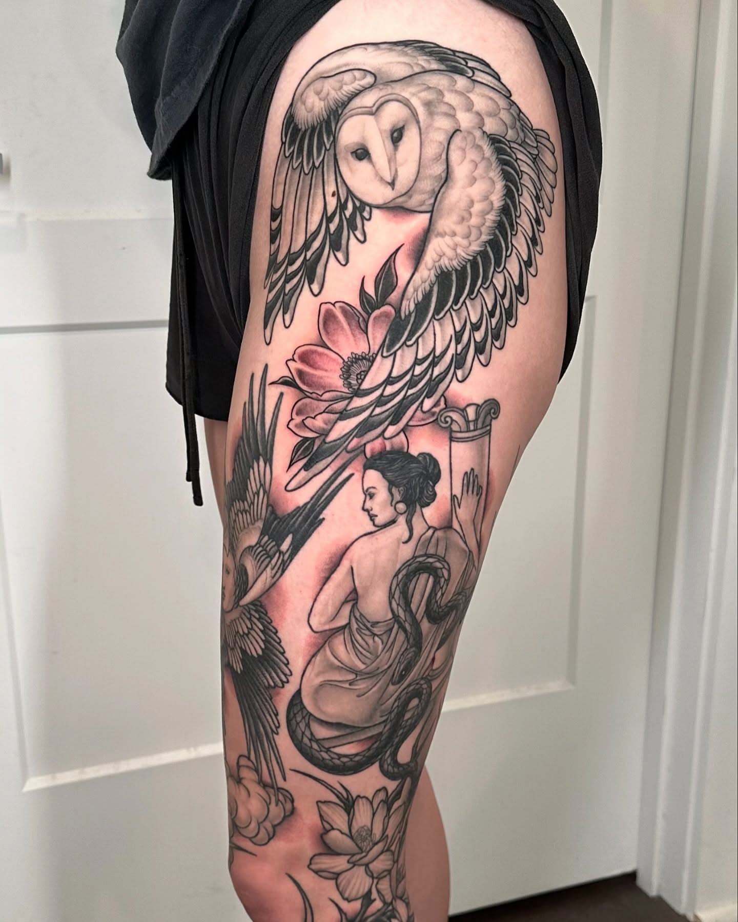 Tattoo by @henrytattoos — black_and_grey, realism