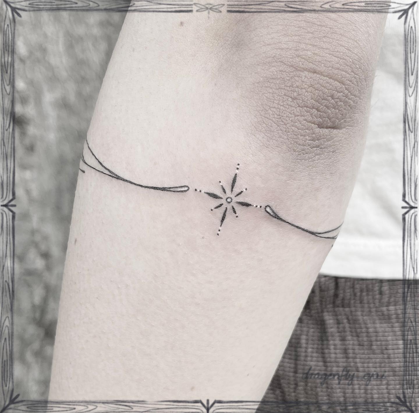Tattoo by @dragonfly_ajja — dotwork