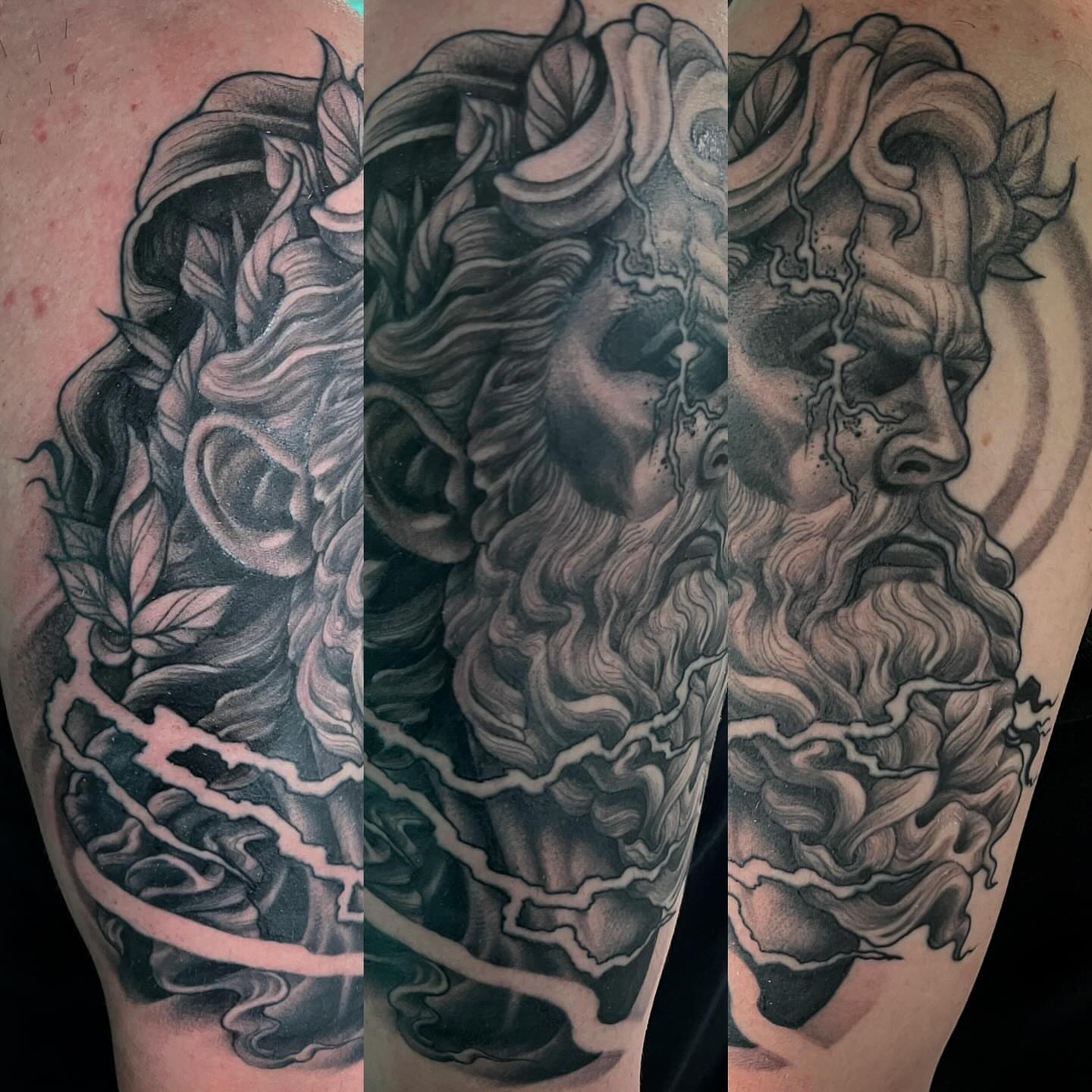 Tattoo by @la_ciscolita — black_and_grey, realism