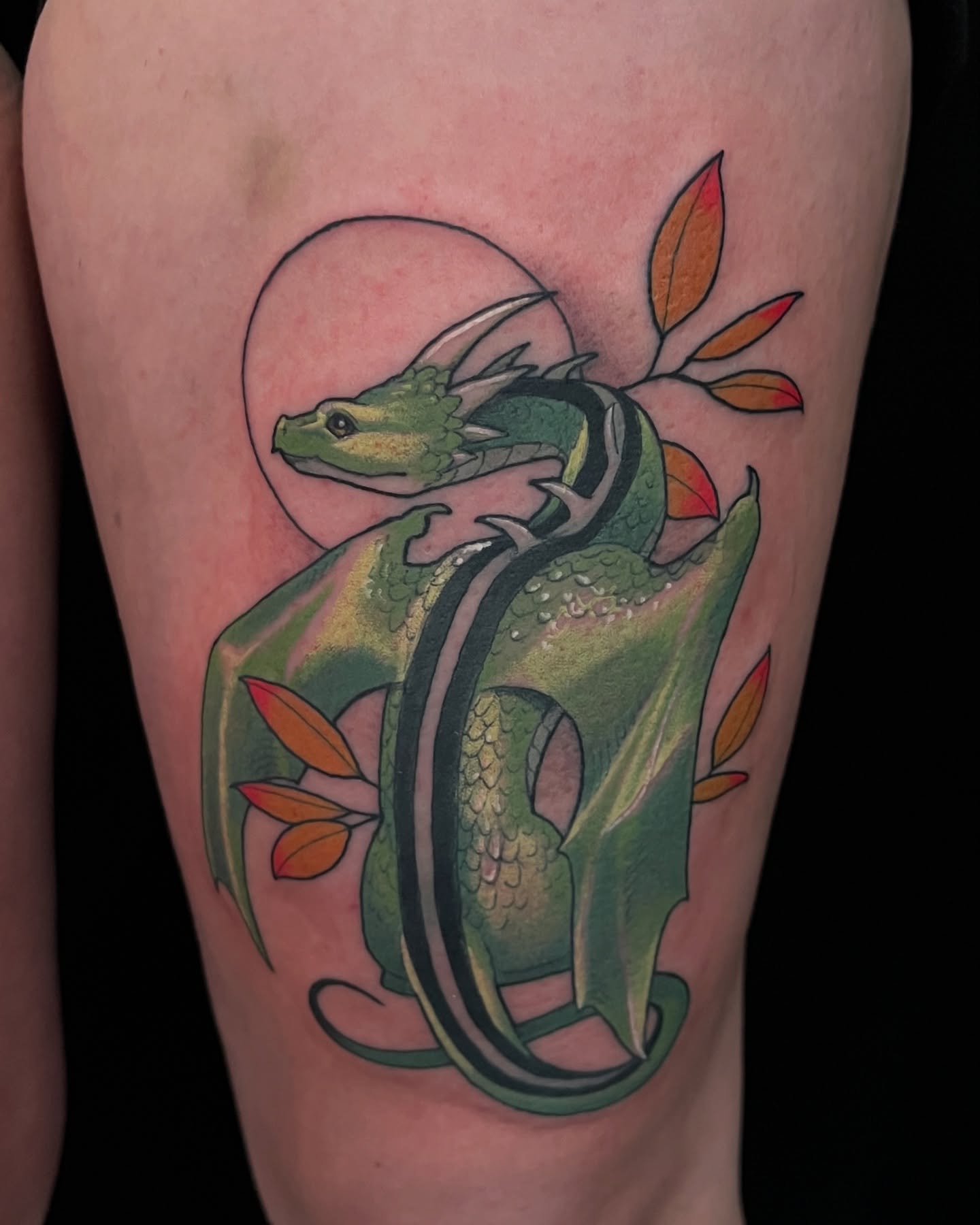 Tattoo by @betsy.ebsen.tattoos — american_traditional, dotwork
