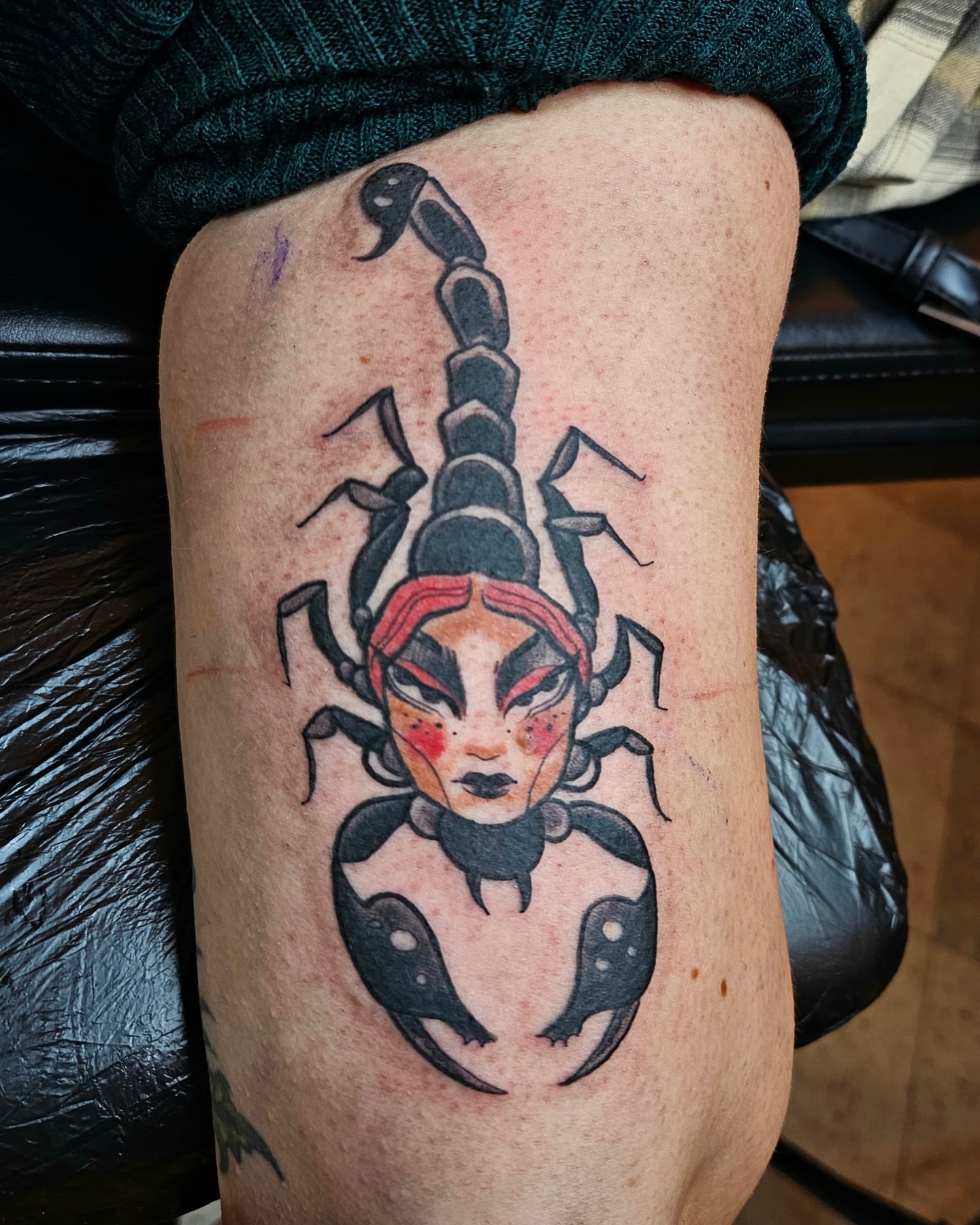 Tattoo by @ellatrick — geometric, anime
