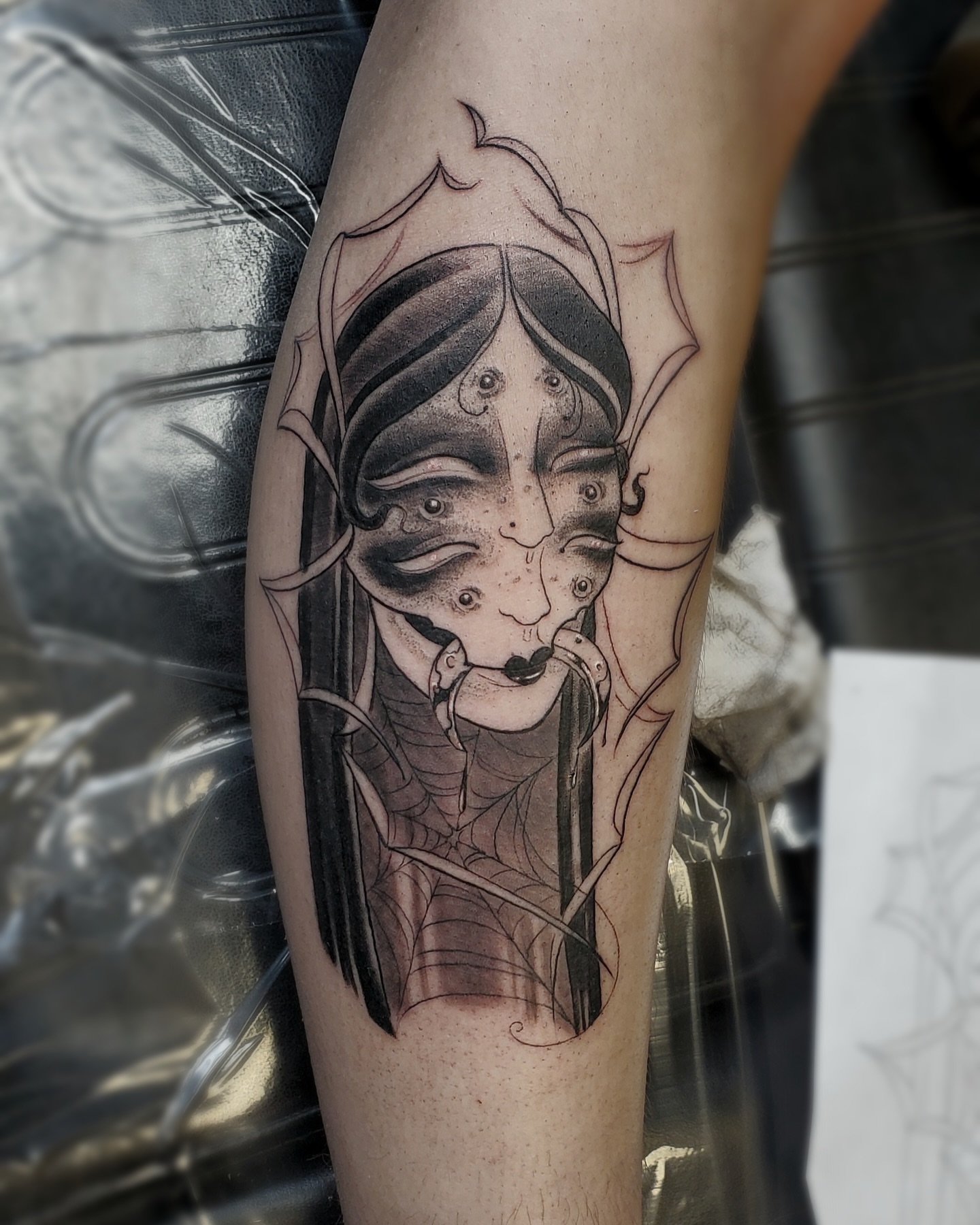 Tattoo by @ellatrick — dotwork, dark_realism