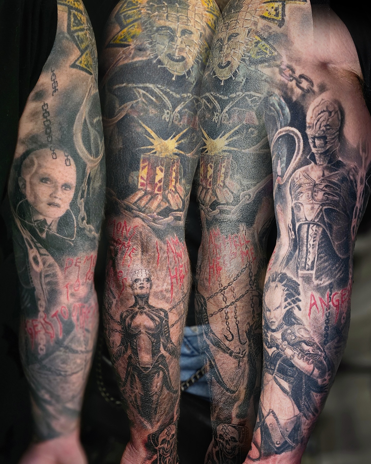 Tattoo by @ellatrick — dark_realism, black_and_grey