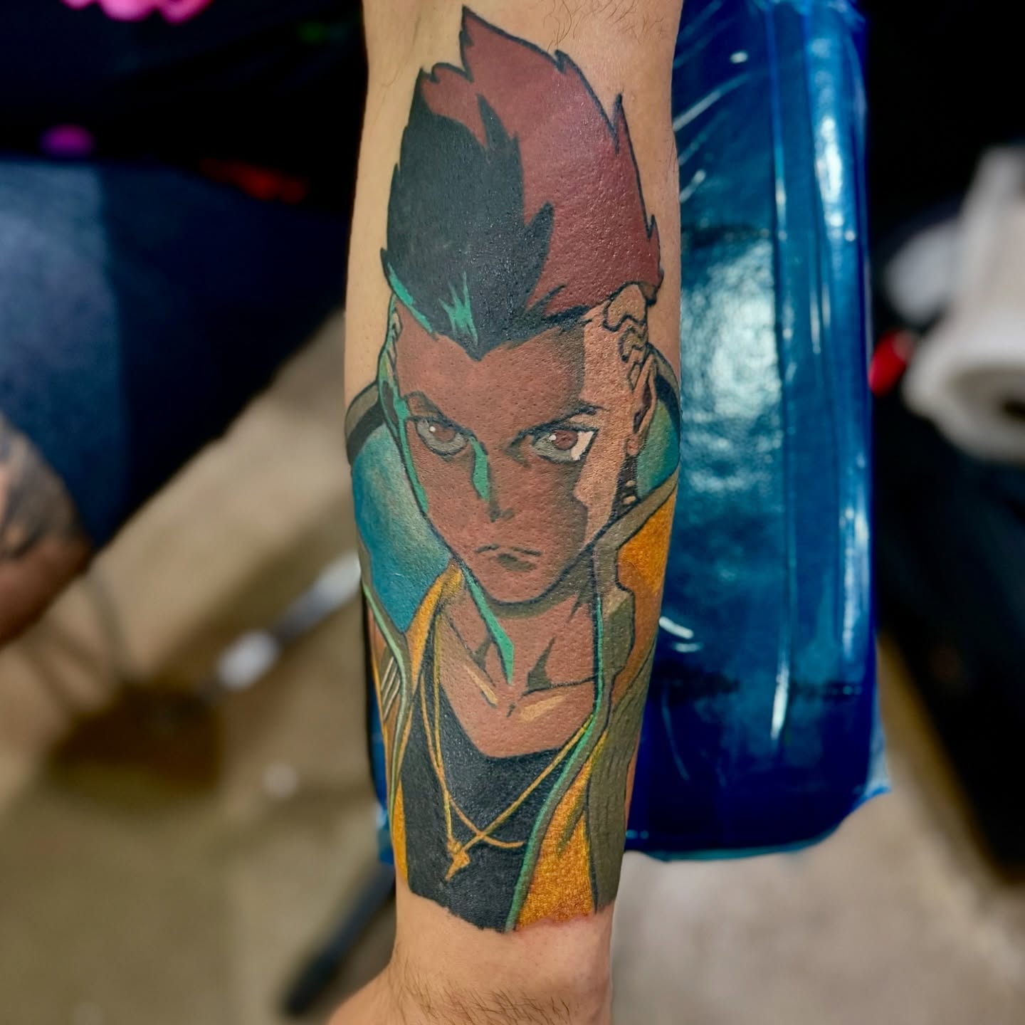 Tattoo by @injectintelligence — anime