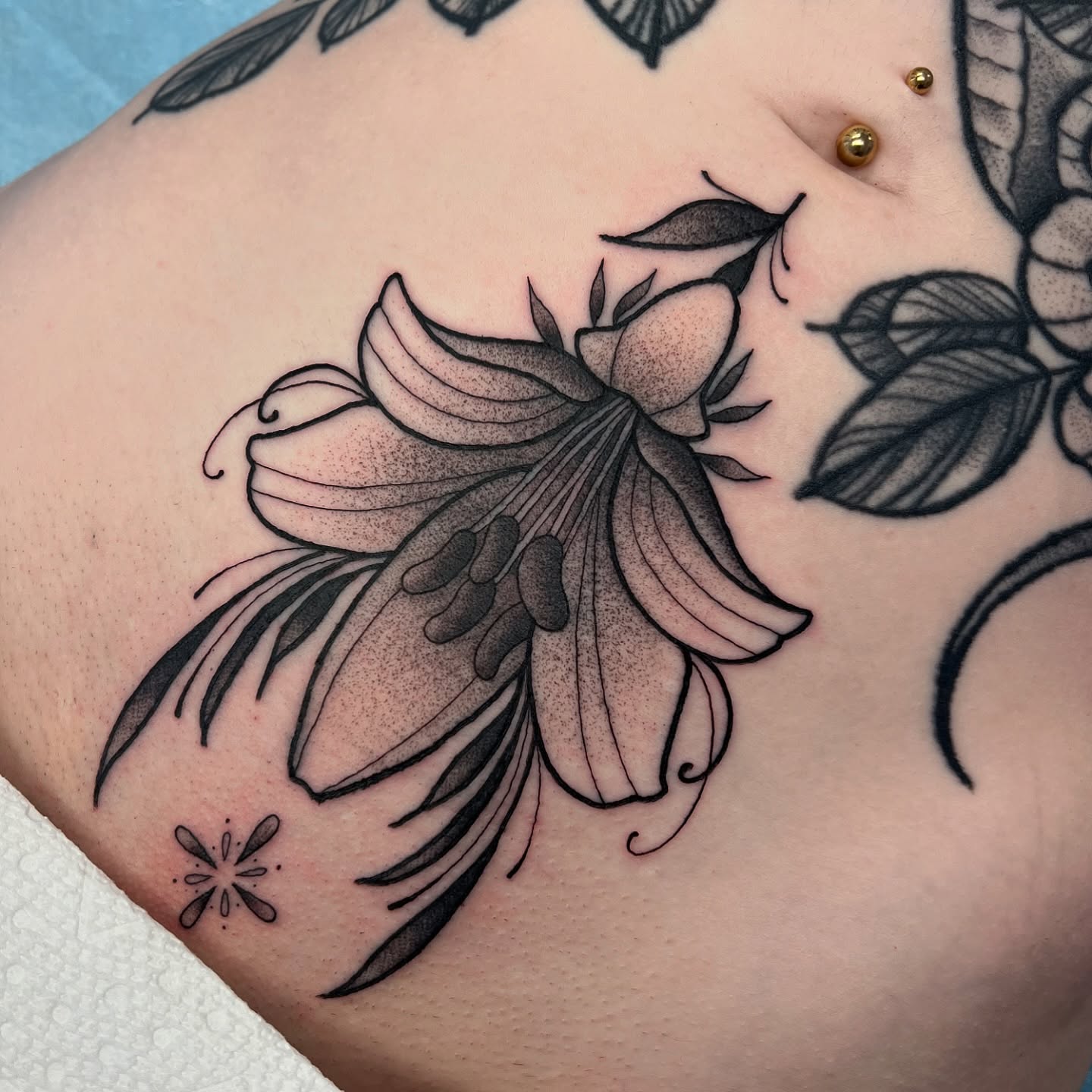 Tattoo by @probablymakayla — dotwork