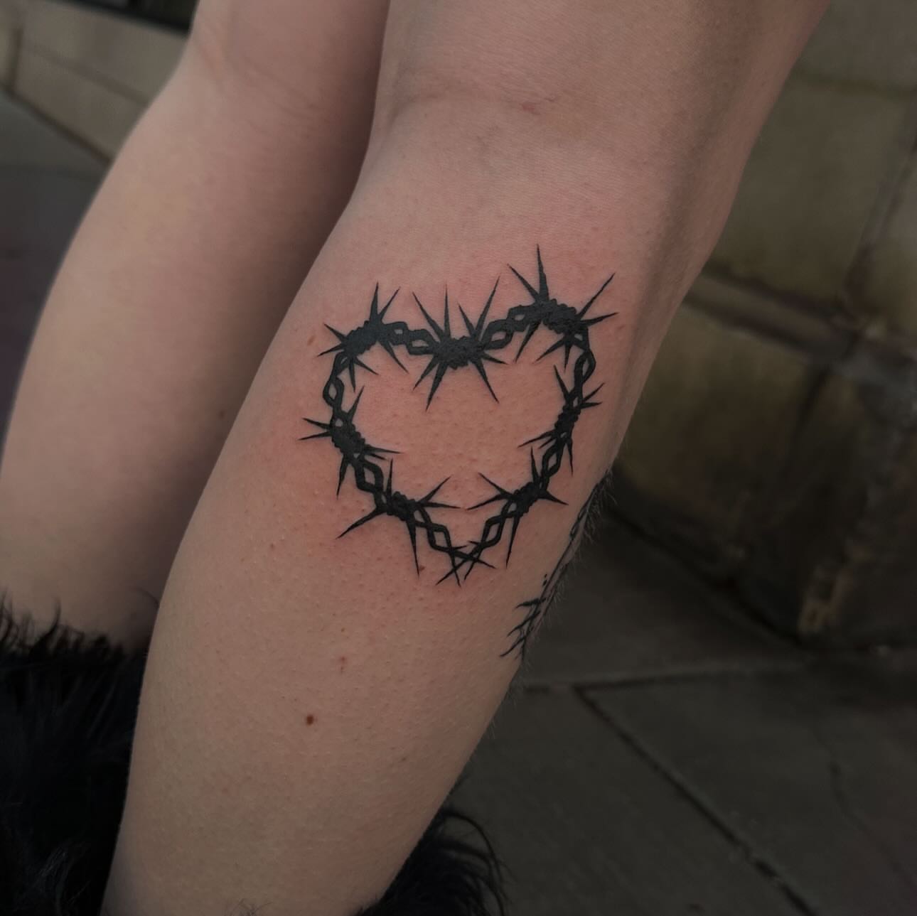 Tattoo by @quail.tattoos — blackwork