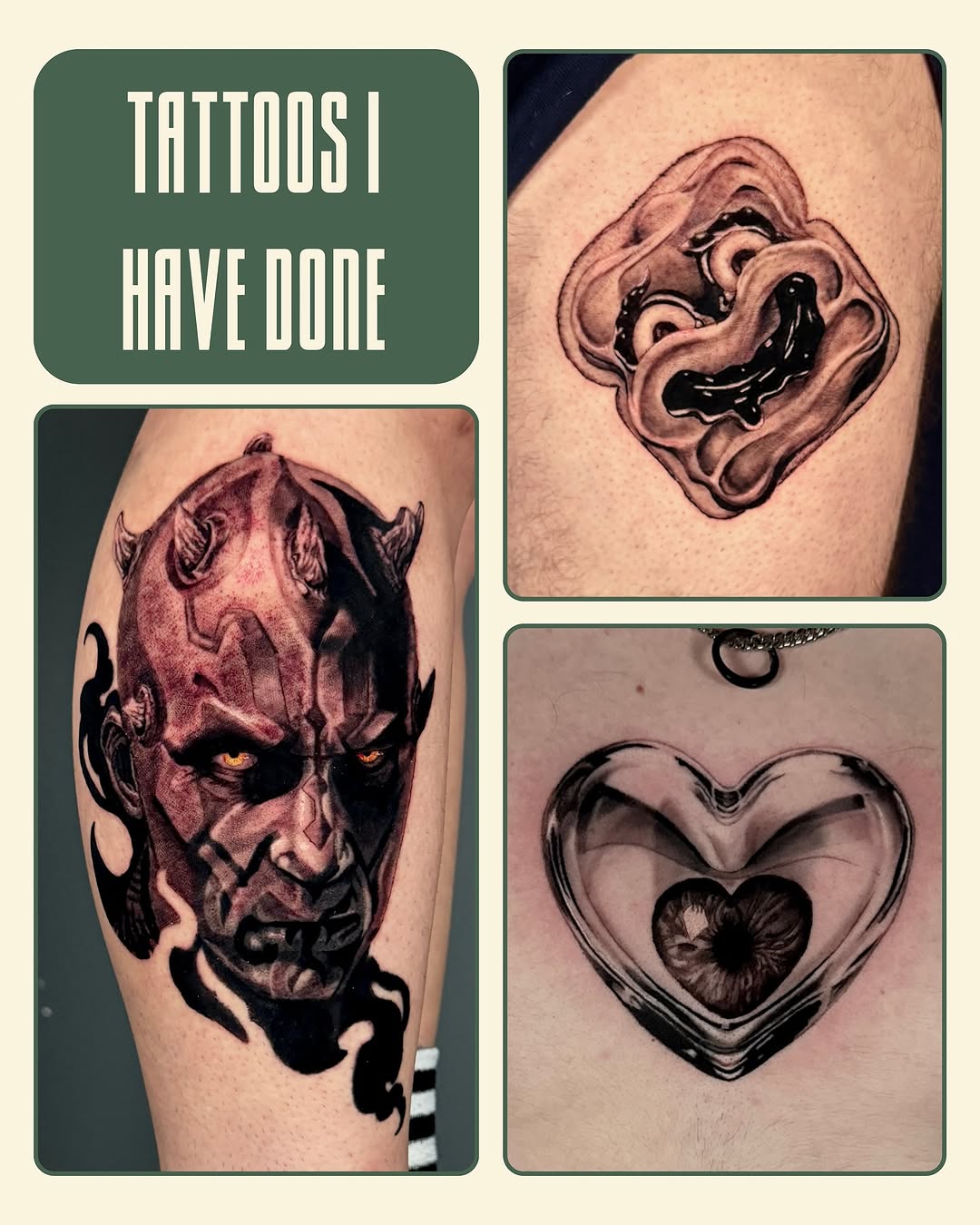 Darth Maul portrait dark art tattoo on the forearm by Dallas Tattoo Artist