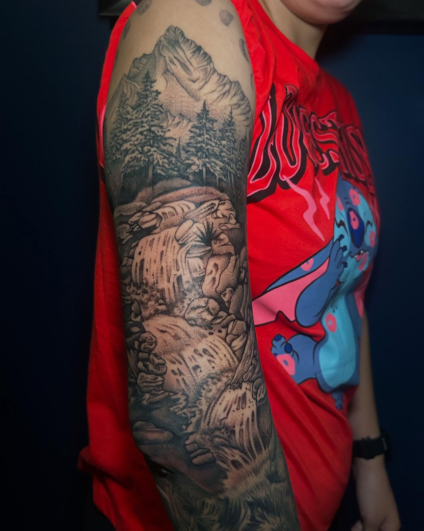 Tattoo by @tatt2dennis — realism, dotwork