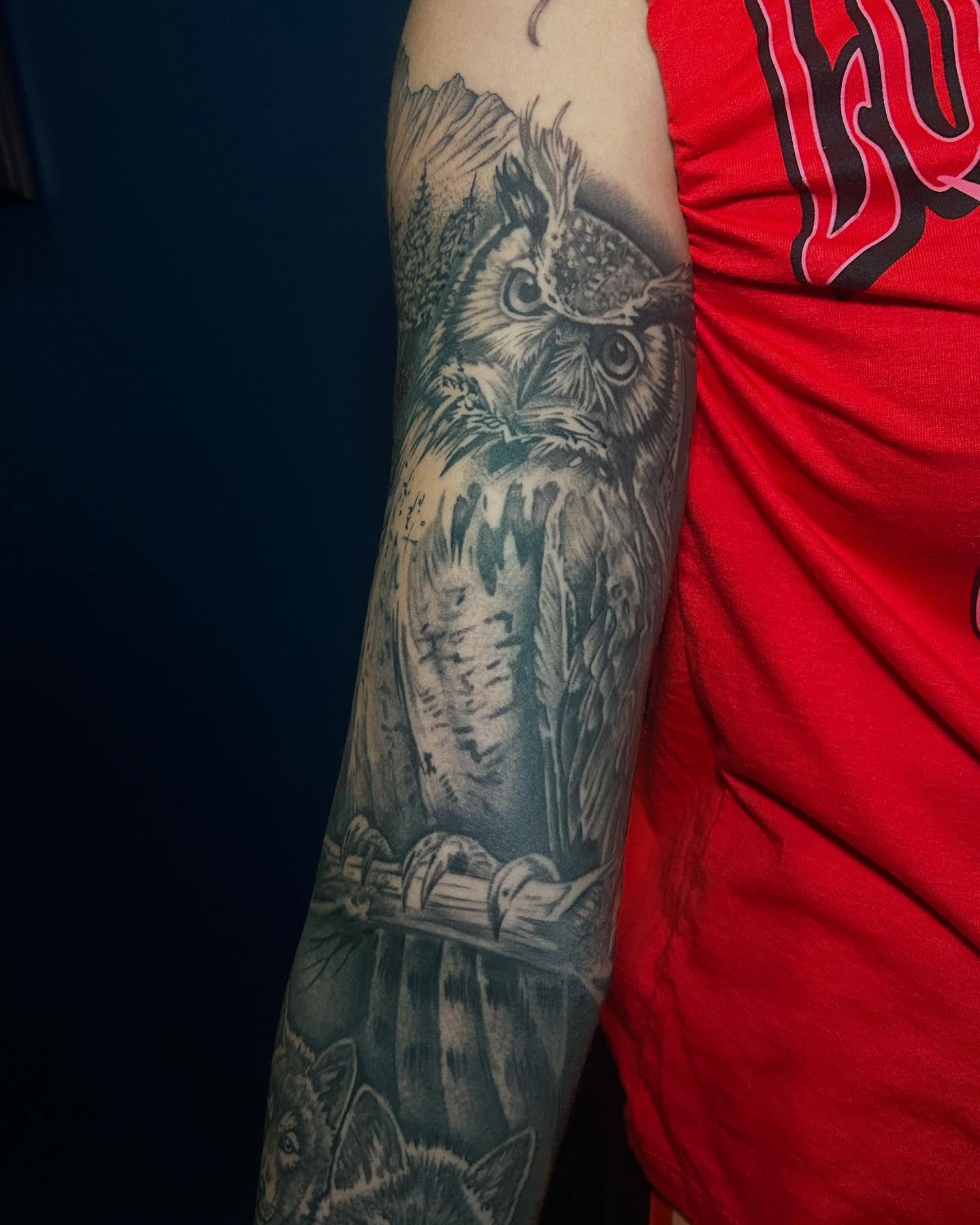 Tattoo by @tatt2dennis — black_and_grey, realism